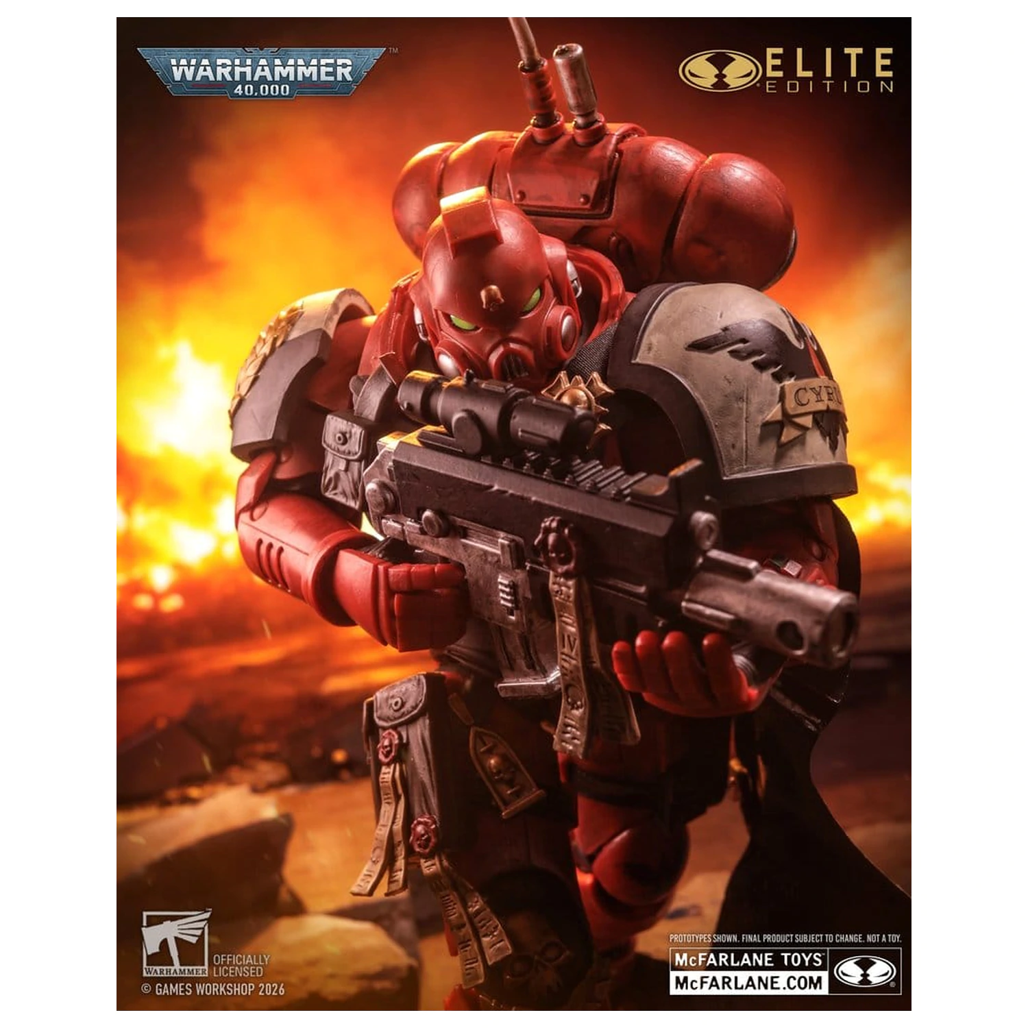 Warhammer 40,000 Dawn of War McFarlane Elite Edition Action Figure Captain Cyrus (Dawn of War 4) 20 cm zdjęcie produktu