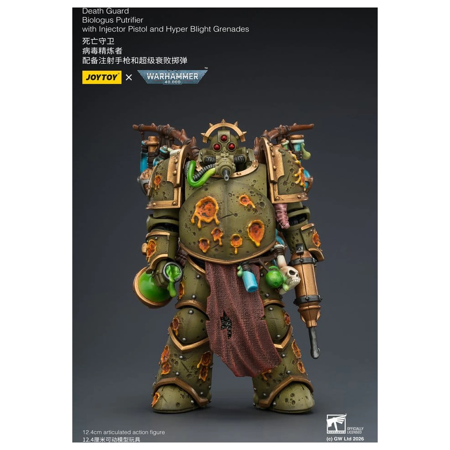 Figurka akcji Warhammer 40,000 Death Guard Biologus Putrifier 12 cm zdjęcie produktu