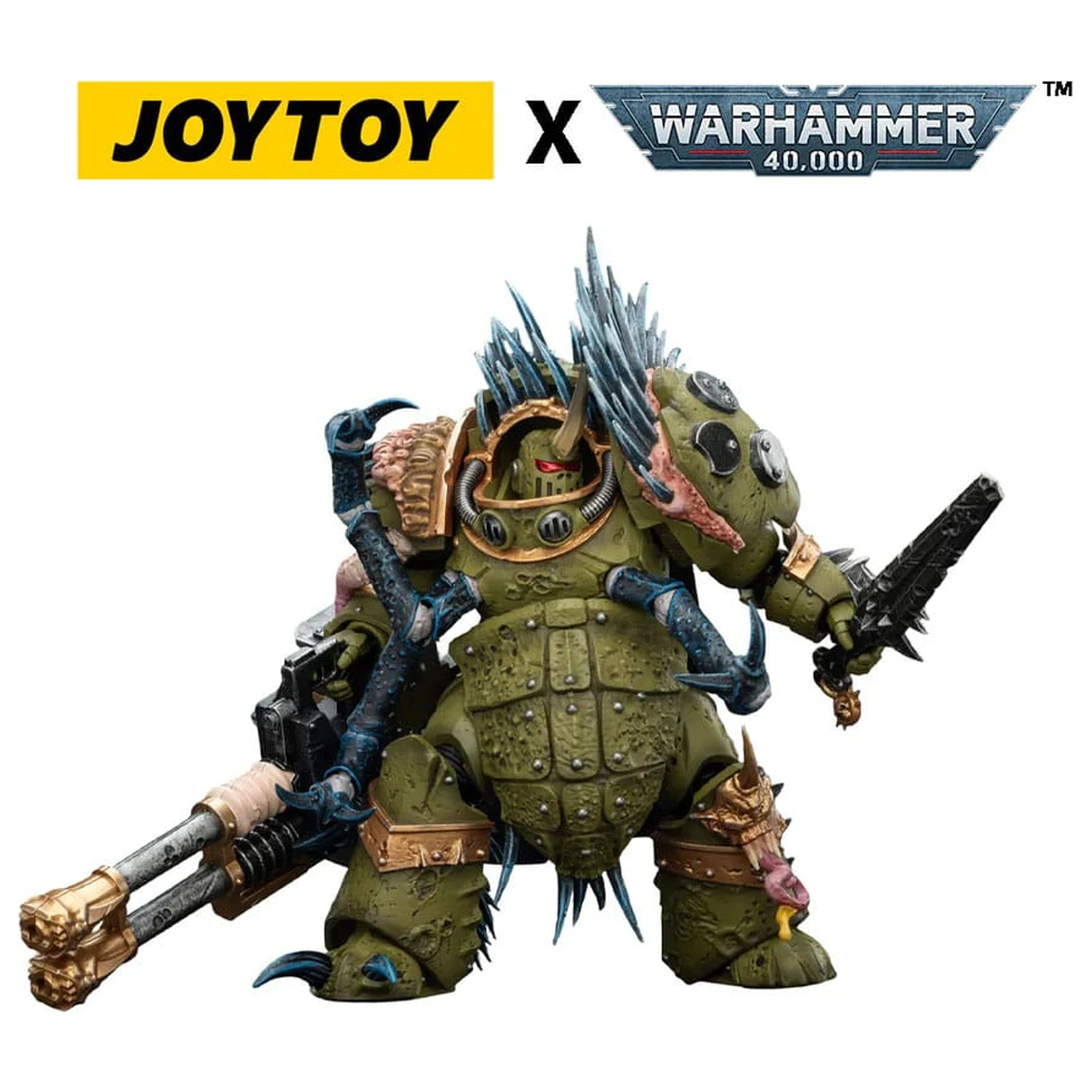 Warhammer 40,000 Figurka Akcji Death Guard Blightlord Terminator 1 z Reaper Autocannon i Bubotic Blades 14 cm zdjęcie produktu
