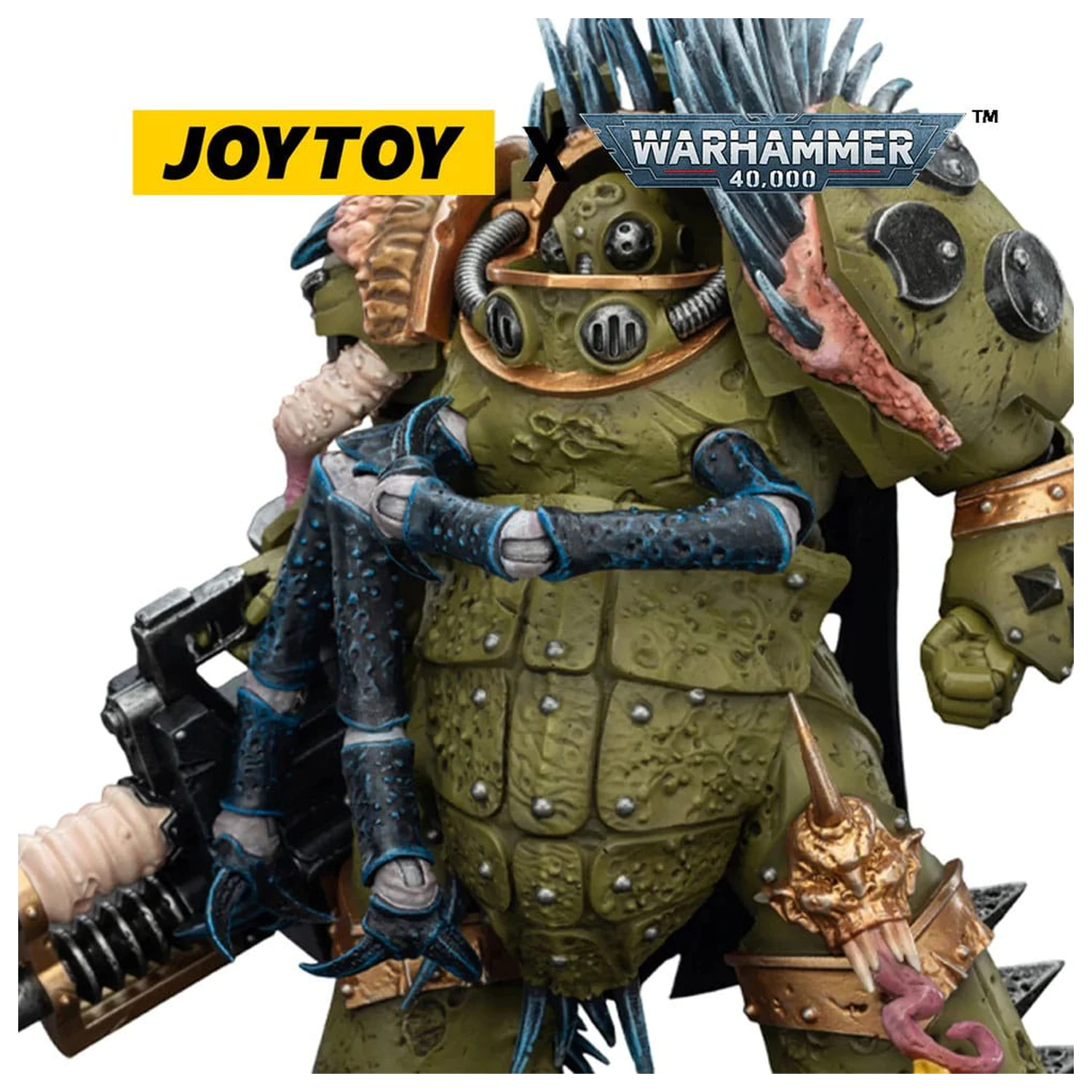 Warhammer 40,000 Figurka Akcji Death Guard Blightlord Terminator 1 z Reaper Autocannon i Bubotic Blades 14 cm zdjęcie produktu