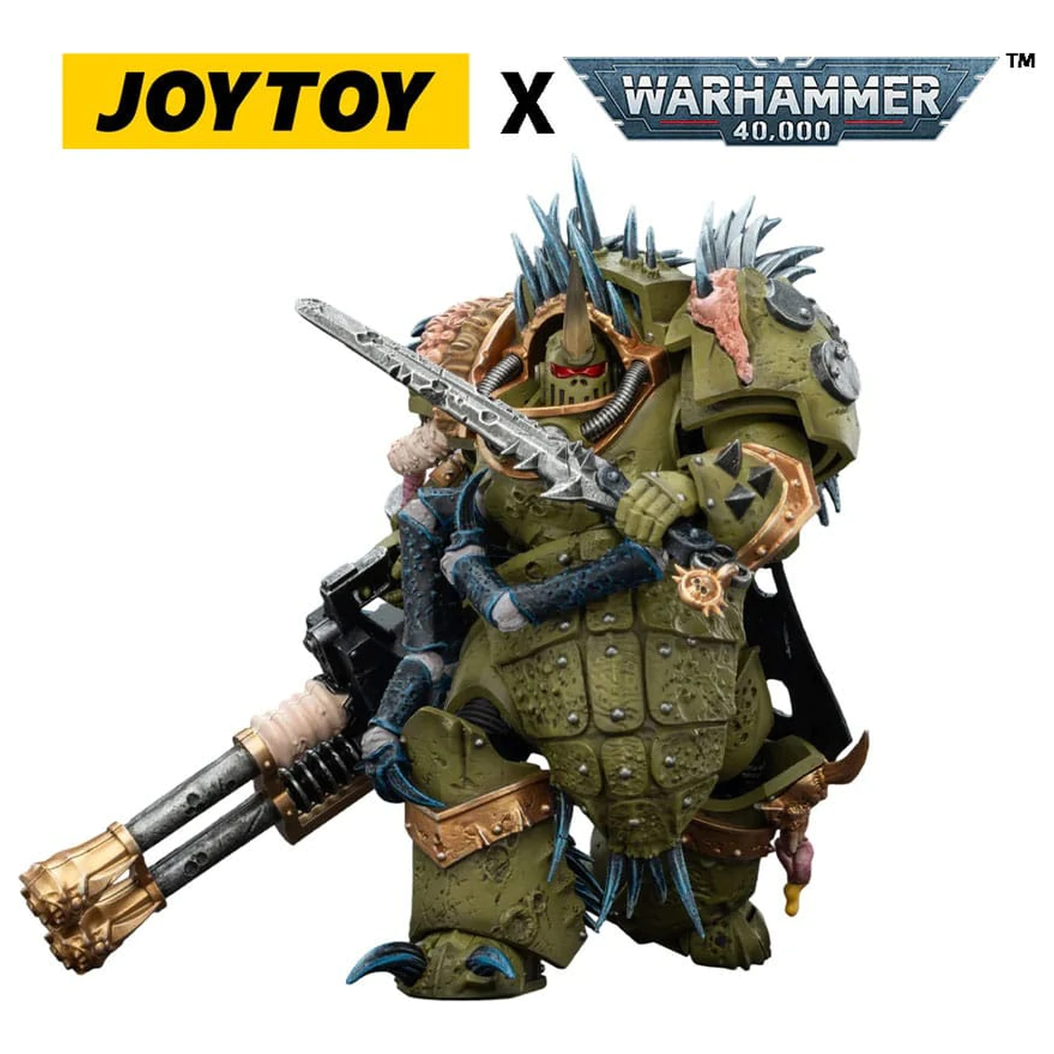 Warhammer 40,000 Figurka Akcji Death Guard Blightlord Terminator 1 z Reaper Autocannon i Bubotic Blades 14 cm zdjęcie produktu