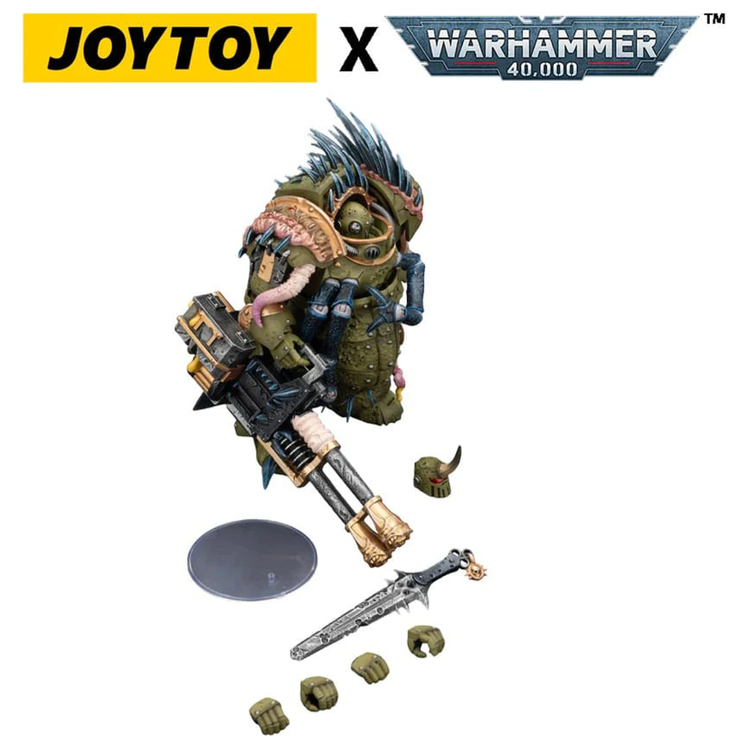 Warhammer 40,000 Figurka Akcji Death Guard Blightlord Terminator 1 z Reaper Autocannon i Bubotic Blades 14 cm zdjęcie produktu