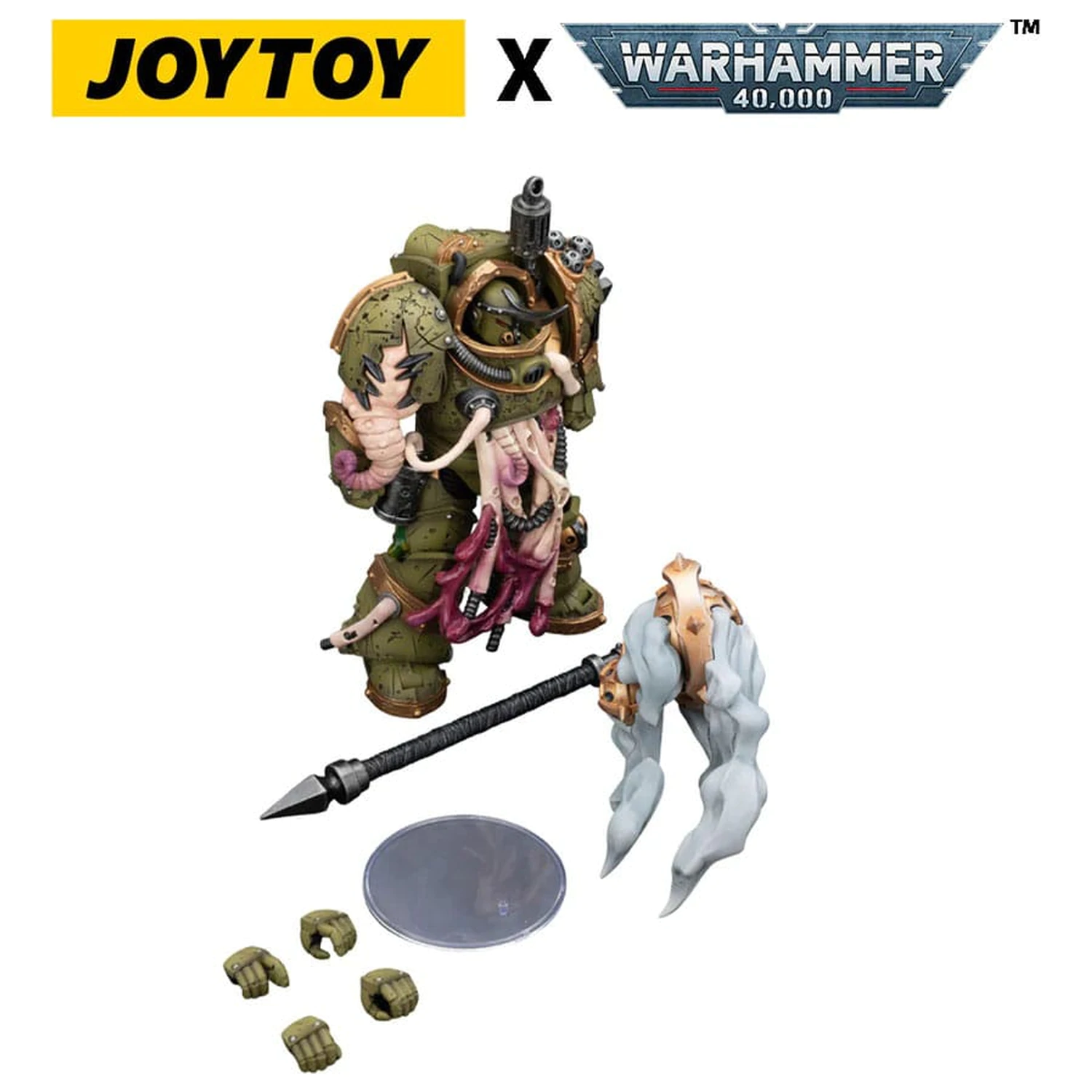 Warhammer 40,000 Action Figure Death Guard Blightlord Terminator 2 with Flail of Corruption 14 cm zdjęcie produktu