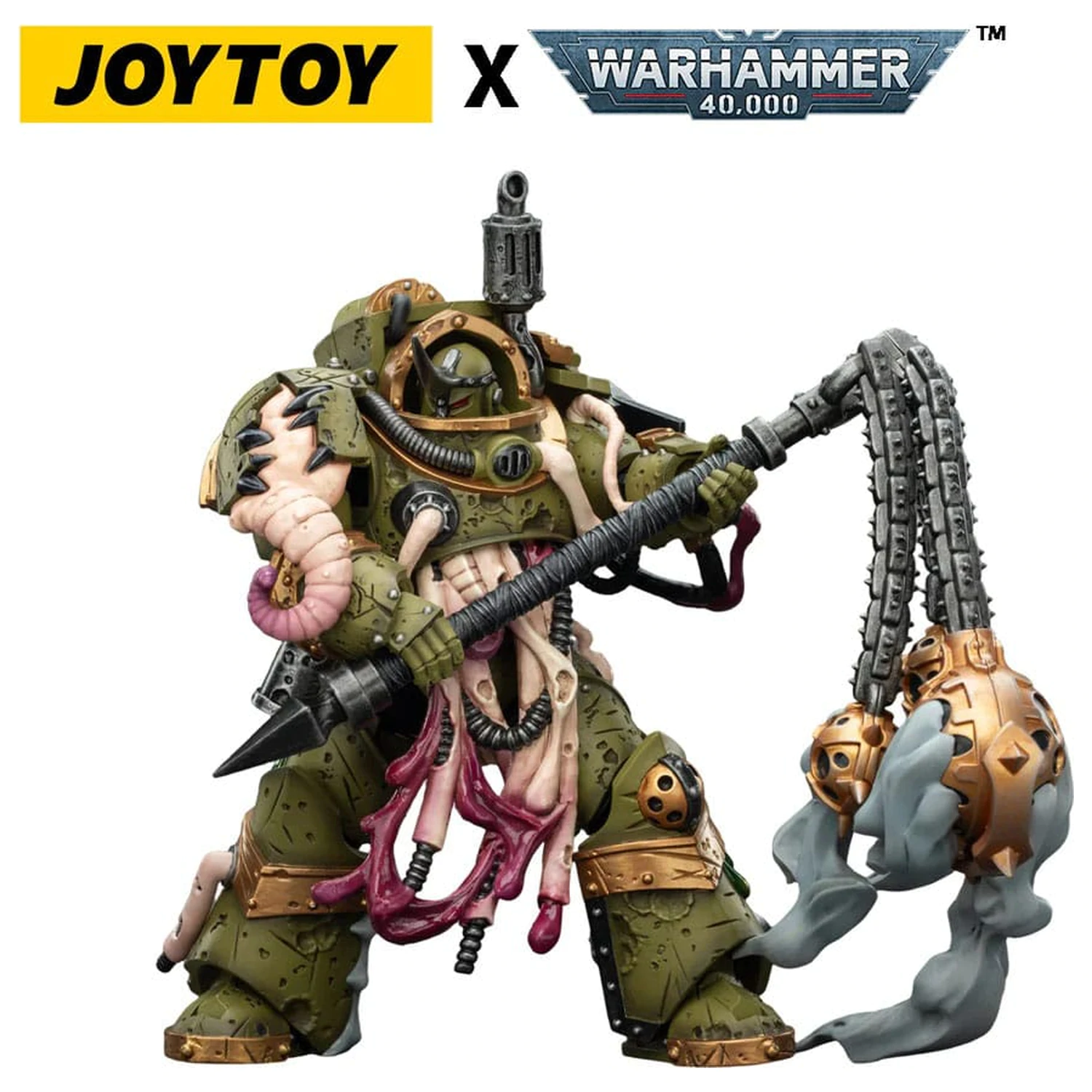 Warhammer 40,000 Action Figure Death Guard Blightlord Terminator 2 with Flail of Corruption 14 cm zdjęcie produktu