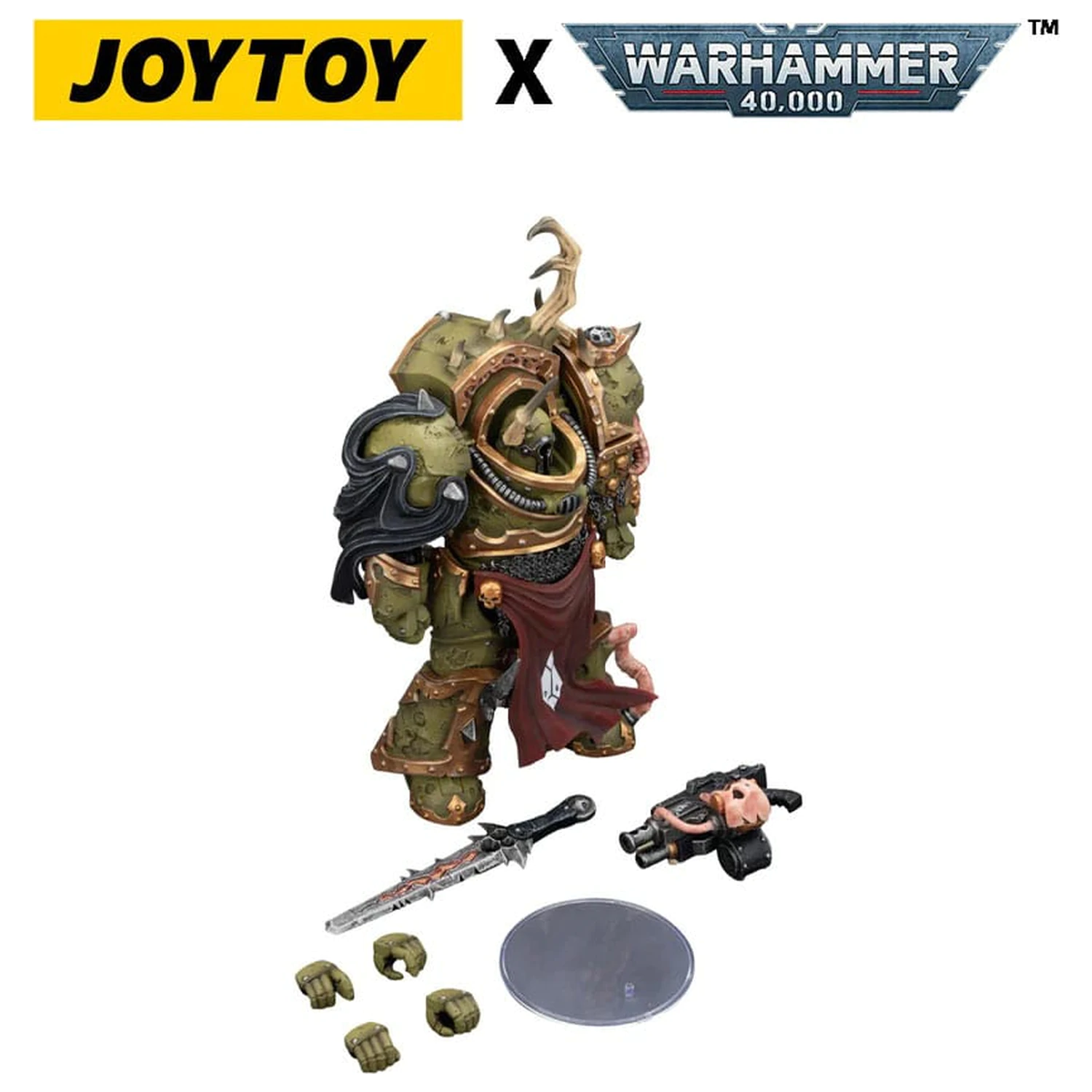 Warhammer 40,000 Figurka Akcji Death Guard Blightlord Terminator 3 z Combi-bolterem i Bubotic Blade 14 cm zdjęcie produktu