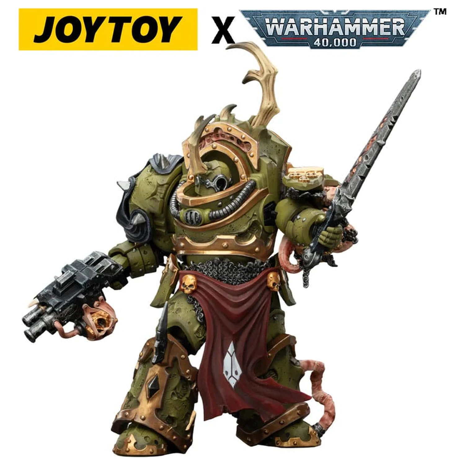 Warhammer 40,000 Figurka Akcji Death Guard Blightlord Terminator 3 z Combi-bolterem i Bubotic Blade 14 cm zdjęcie produktu