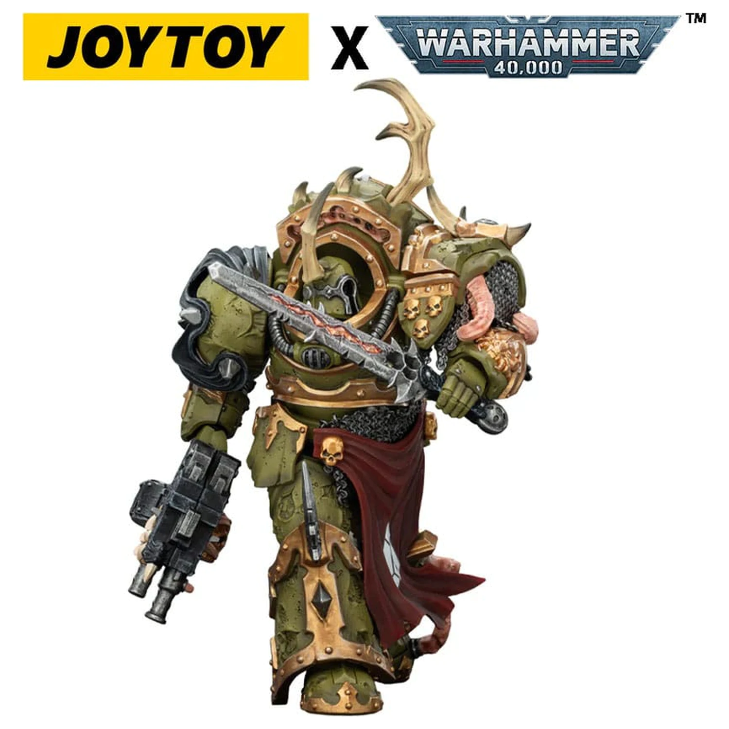 Warhammer 40,000 Figurka Akcji Death Guard Blightlord Terminator 3 z Combi-bolterem i Bubotic Blade 14 cm zdjęcie produktu