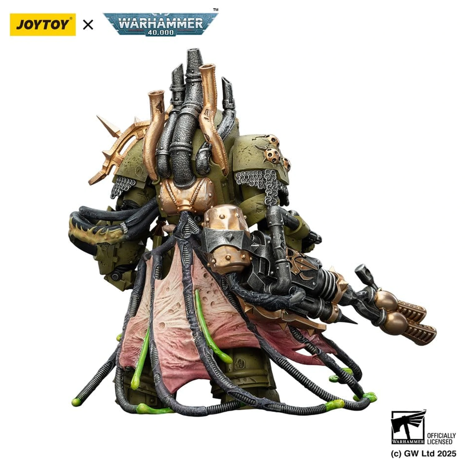 Warhammer 40,000 Figurka Akcji Death Guard Lord of Virulence z Pięścią Mocy i Podwójnym Plaga Miotaczem 14 cm zdjęcie produktu