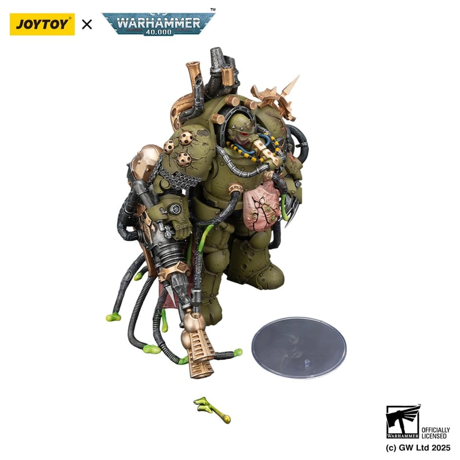 Warhammer 40,000 Figurka Akcji Death Guard Lord of Virulence z Pięścią Mocy i Podwójnym Plaga Miotaczem 14 cm zdjęcie produktu