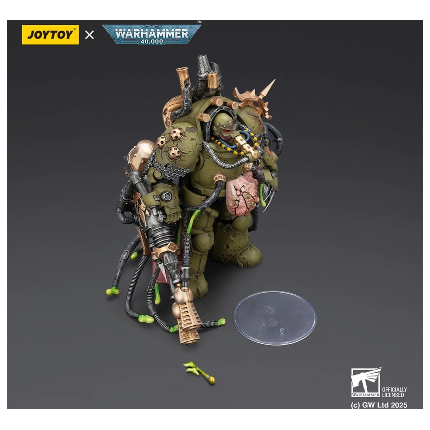 Warhammer 40,000 Figurka Akcji Death Guard Lord of Virulence z Pięścią Mocy i Podwójnym Plaga Miotaczem 14 cm zdjęcie produktu