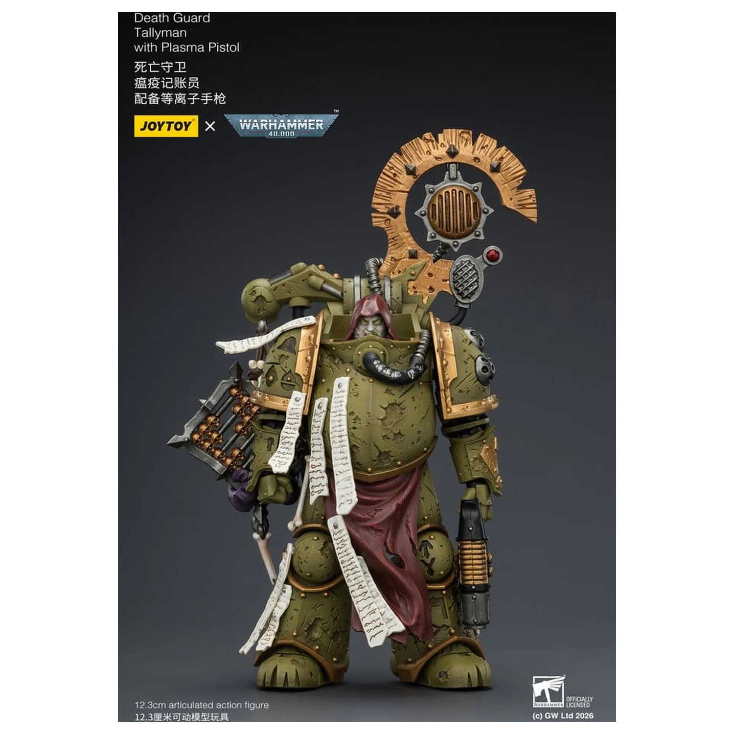 Warhammer 40,000 Figurka Death Guard Tallyman 12 cm zdjęcie produktu