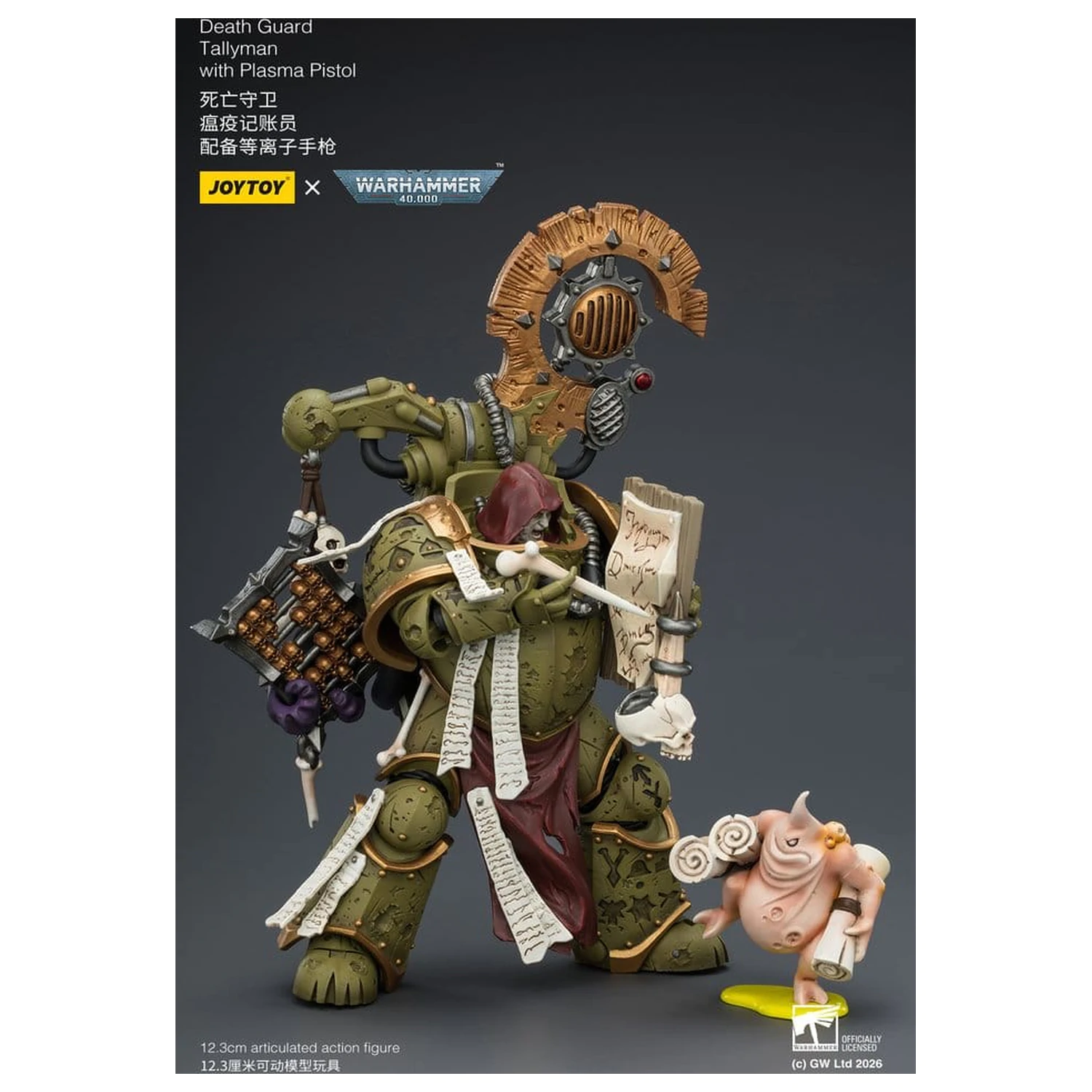 Warhammer 40,000 Figurka Death Guard Tallyman 12 cm zdjęcie produktu