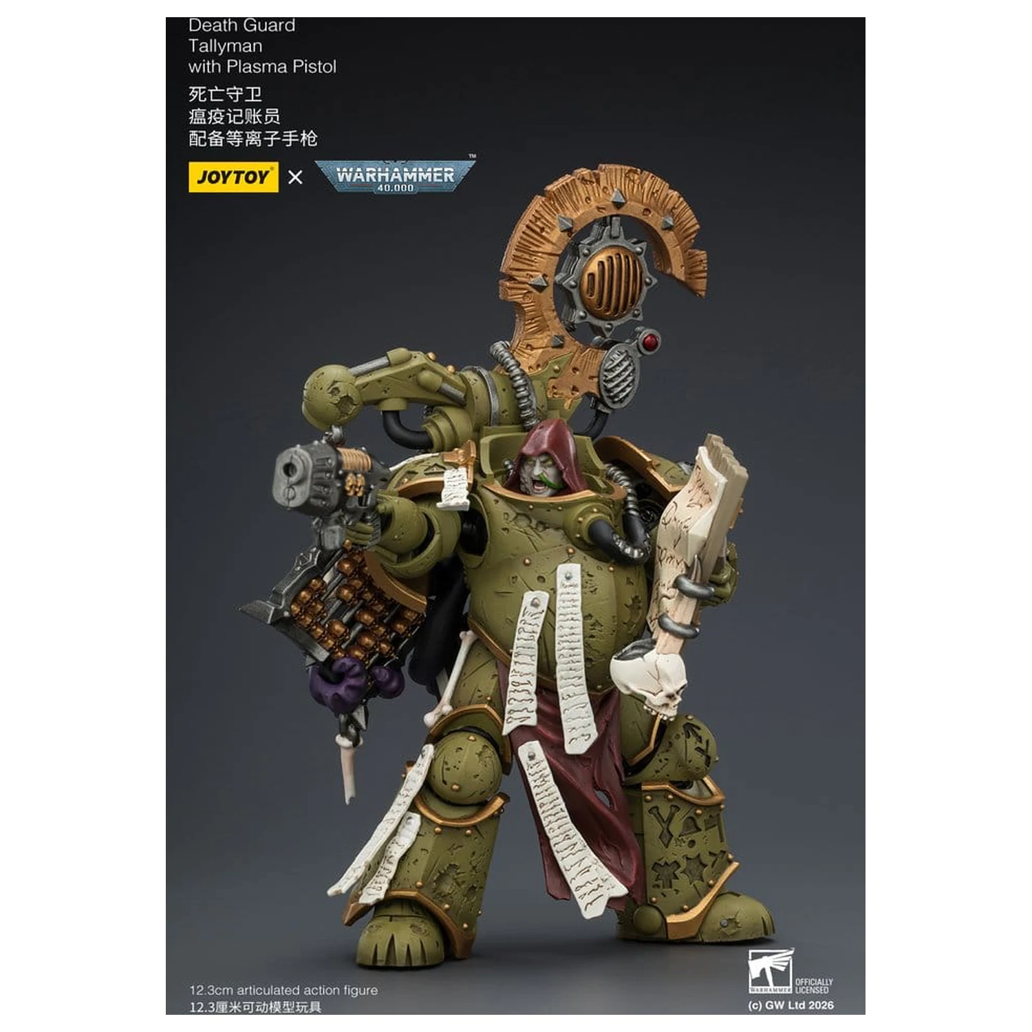 Warhammer 40,000 Figurka Death Guard Tallyman 12 cm zdjęcie produktu