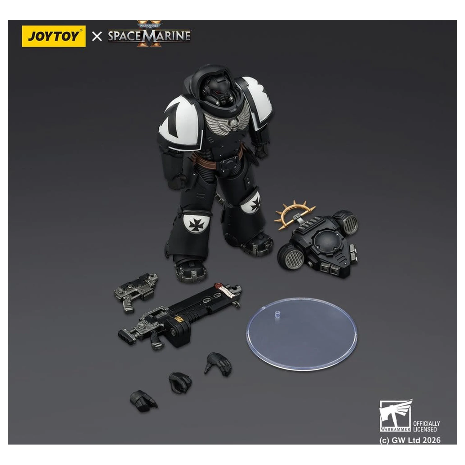 Warhammer 40,000 Figurka Akcji Game Edition Black Templars Heavy Intercessor 13 cm zdjęcie produktu