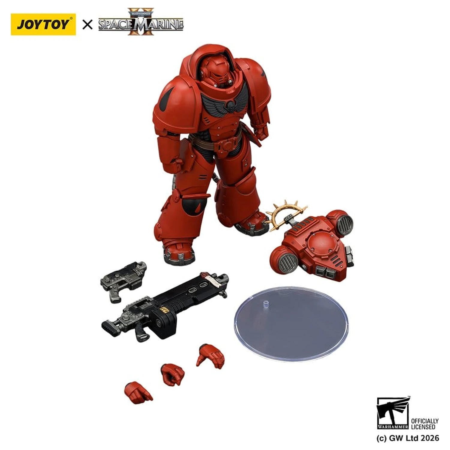 Warhammer 40,000 Action Figure Game Edition Blood Angels Heavy Intercessor figurka 13 cm zdjęcie produktu