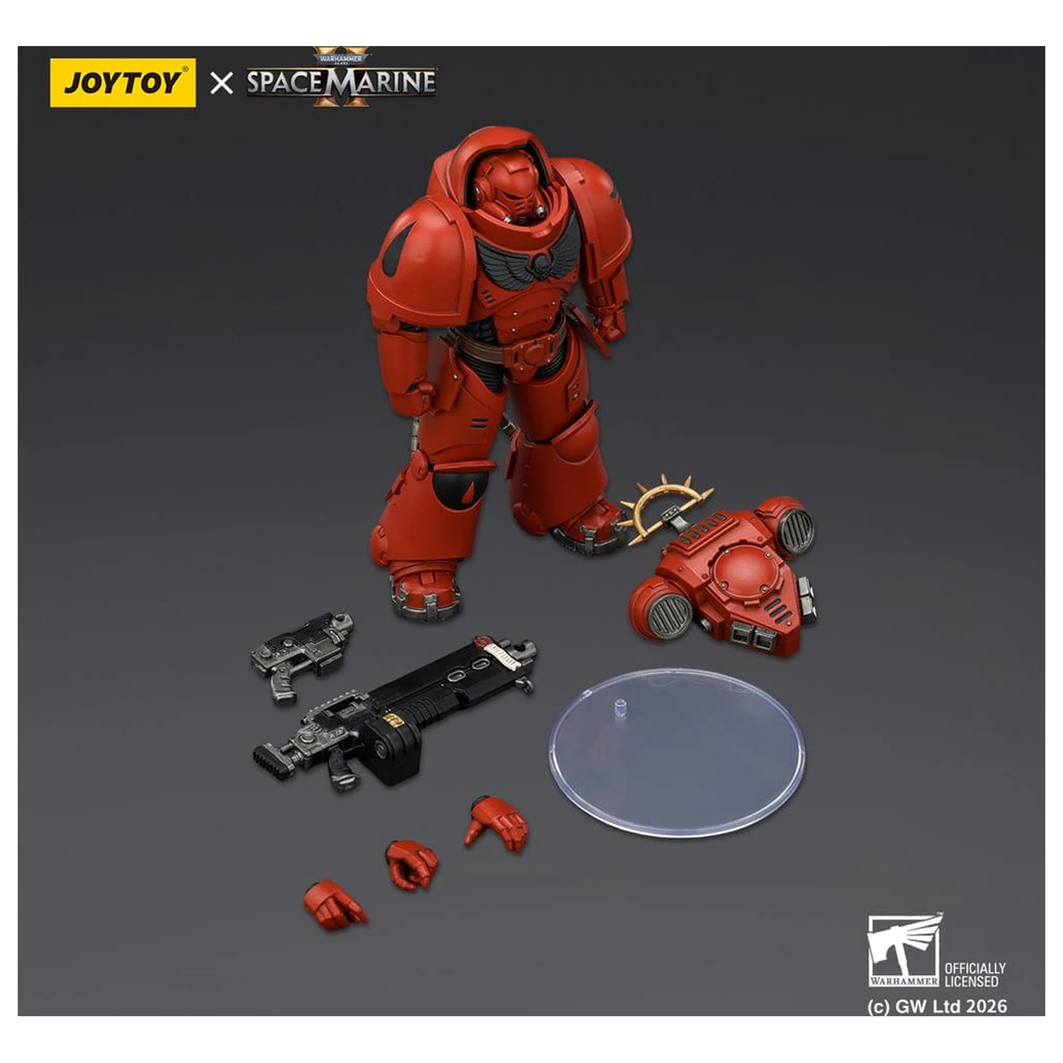 Warhammer 40,000 Action Figure Game Edition Blood Angels Heavy Intercessor figurka 13 cm zdjęcie produktu