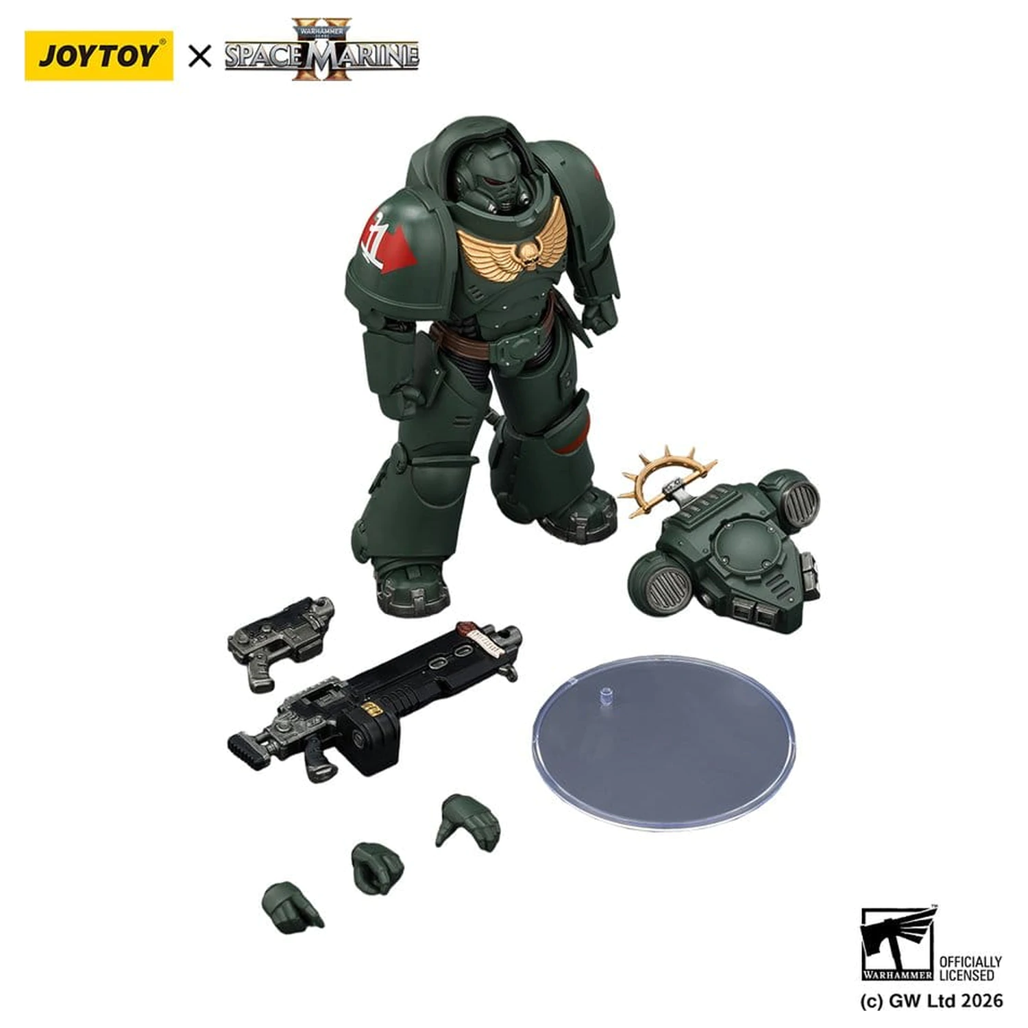 Warhammer 40,000 Action Figure Game Edition Dark Angels Heavy Intercessor 13 cm zdjęcie produktu