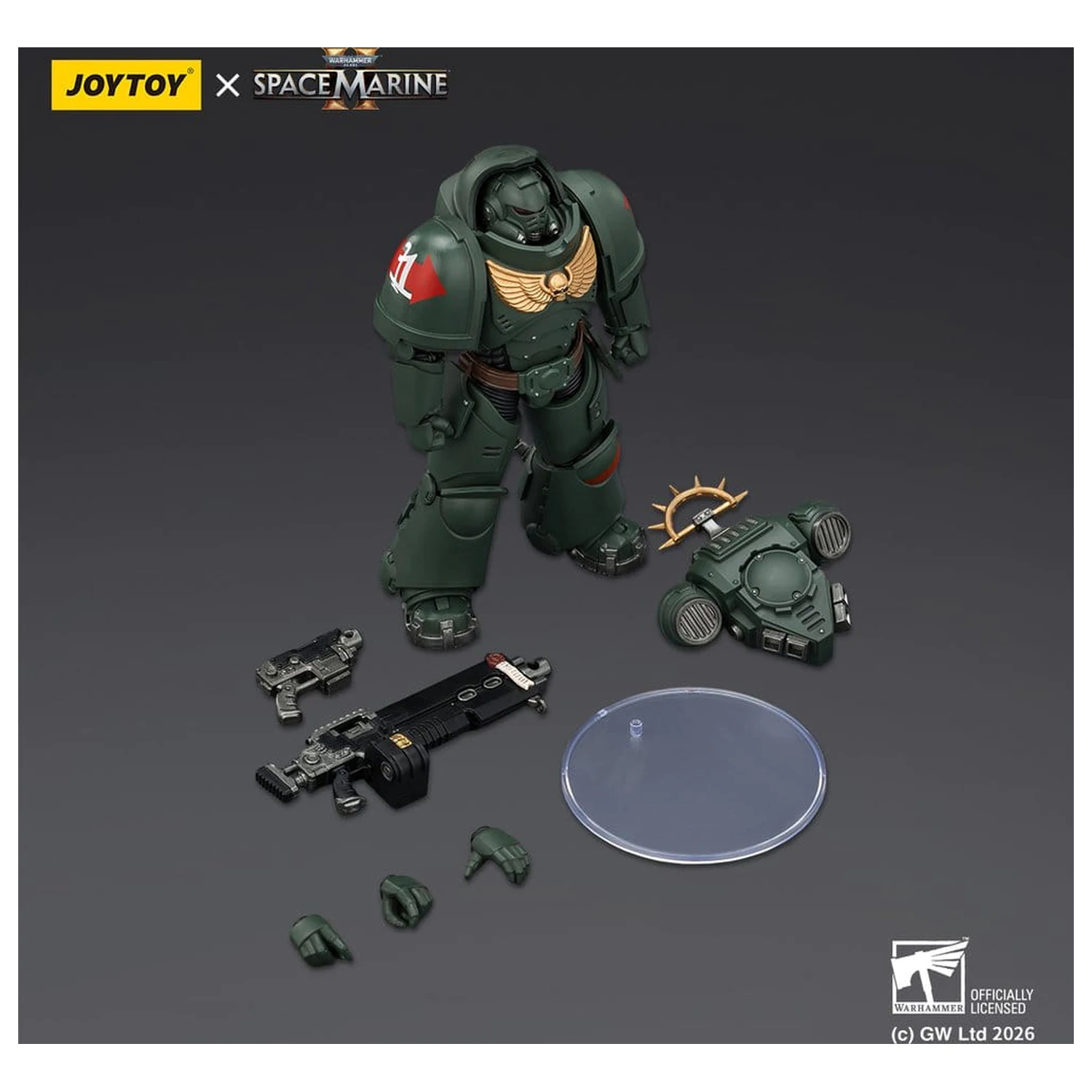 Warhammer 40,000 Action Figure Game Edition Dark Angels Heavy Intercessor 13 cm zdjęcie produktu