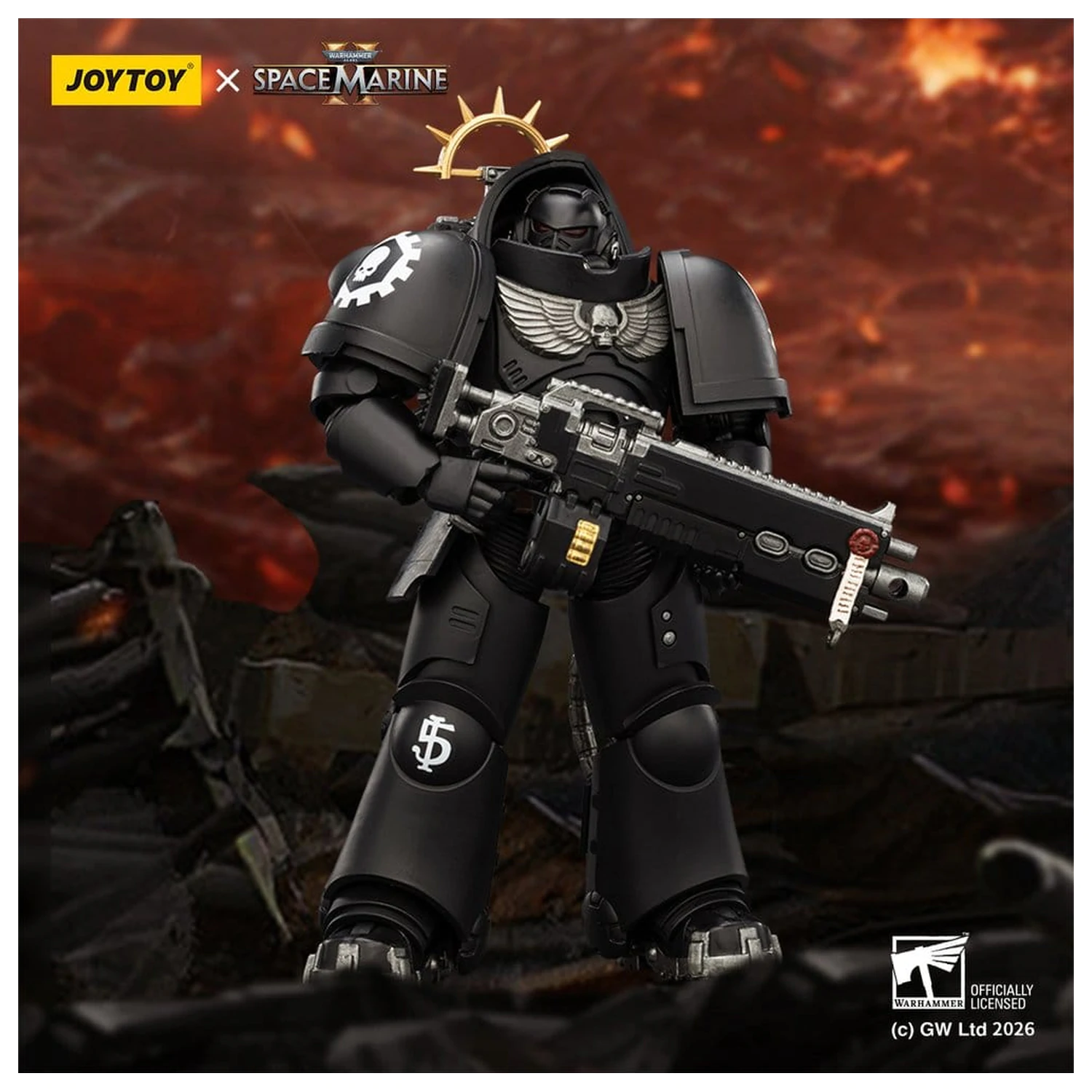 Warhammer 40,000 Figurka Akcji Game Edition Iron Hands Heavy Intercessor 13 cm zdjęcie produktu