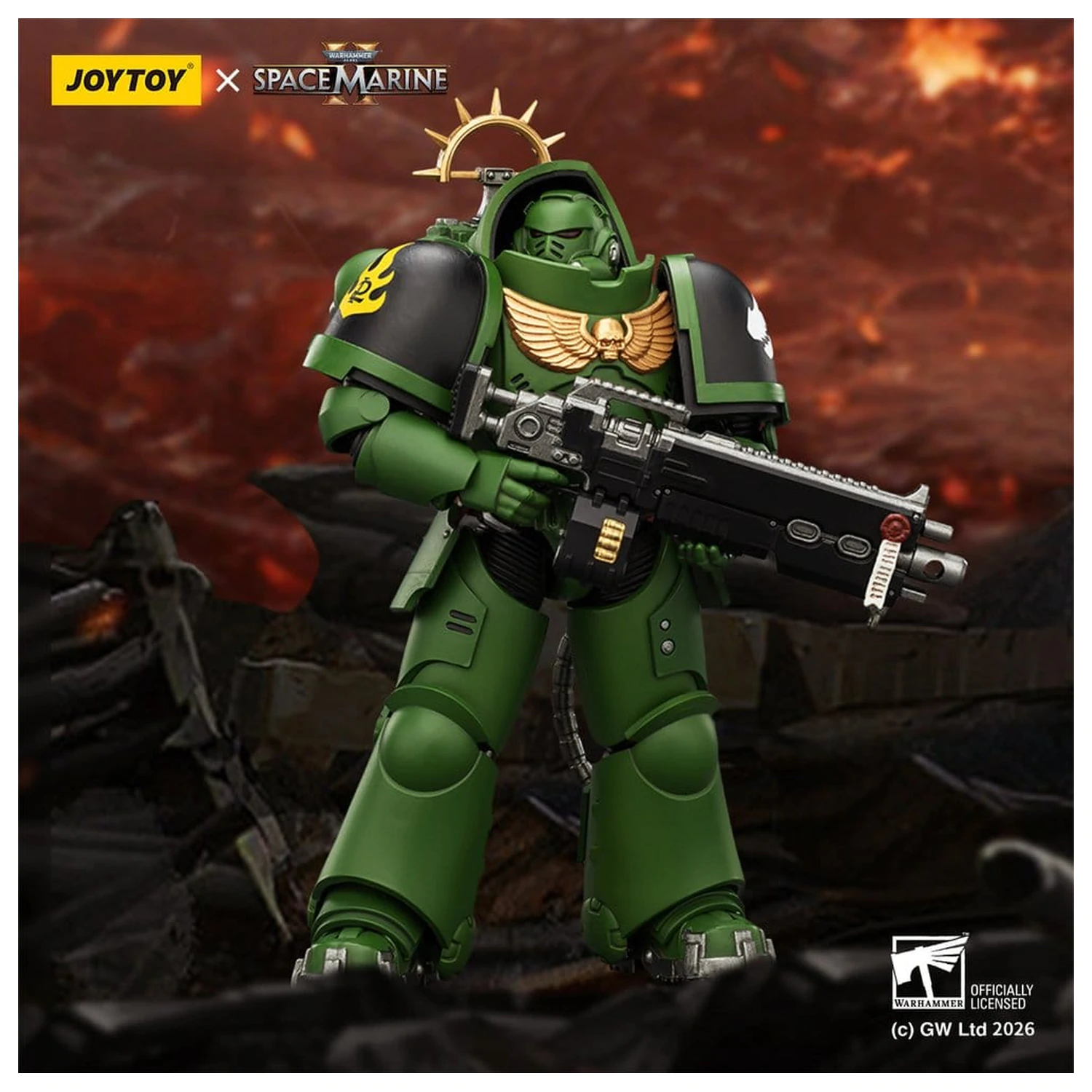 Warhammer 40,000 Figurka Akcji Game Edition Salamanders Heavy Intercessor 13 cm zdjęcie produktu