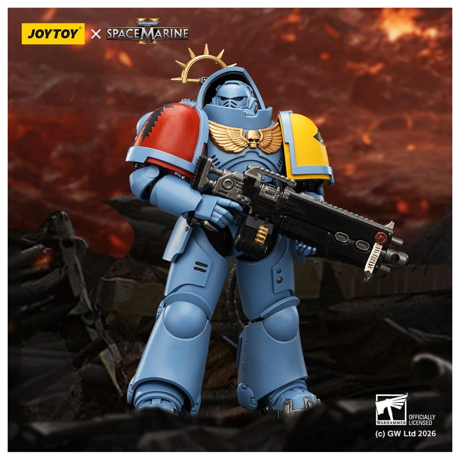 Warhammer 40,000 Figurka Akcji Edycja Gry Space Wolves Heavy Intercessor 13 cm zdjęcie produktu