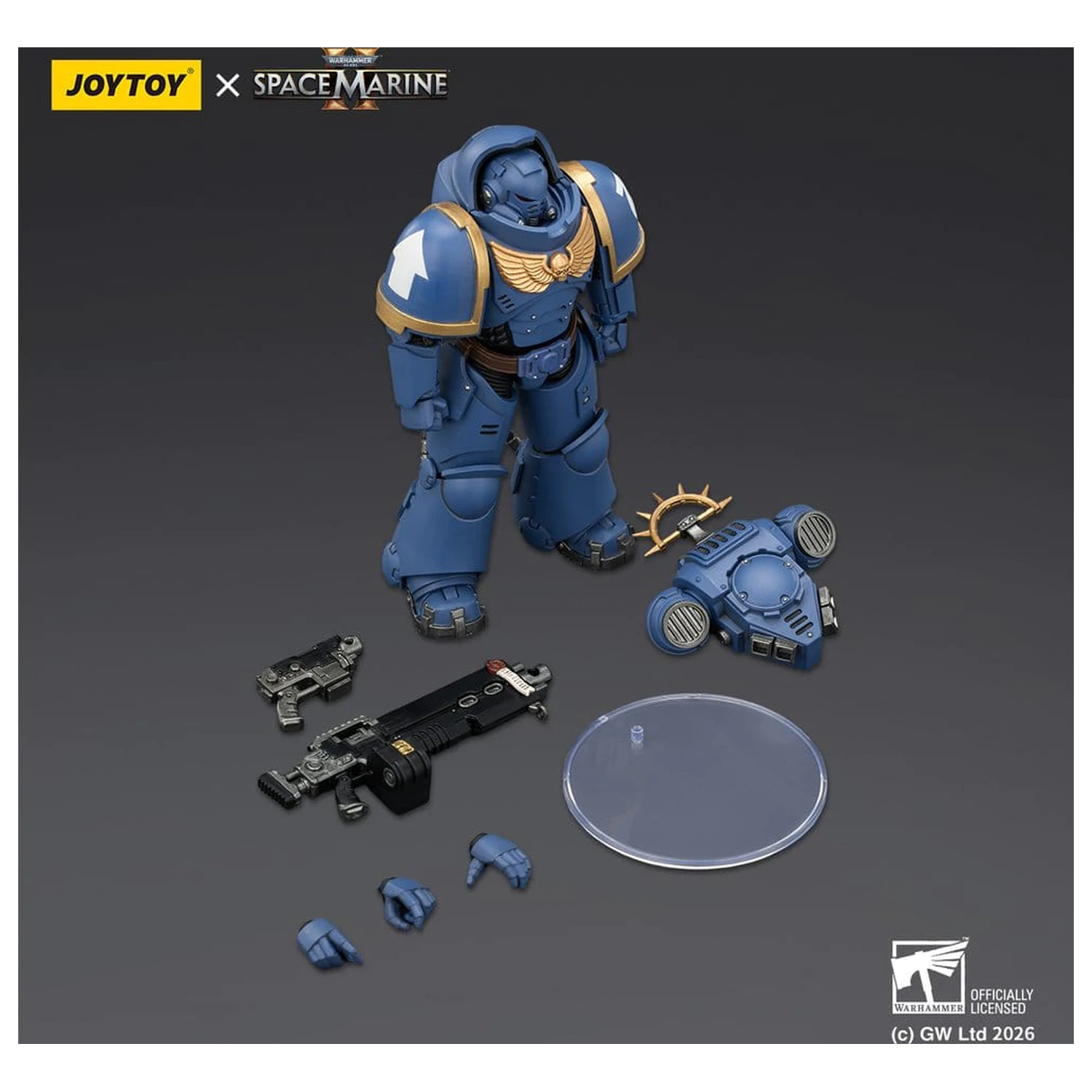 Warhammer 40,000 Action Figure Game Edition Ultramarines Heavy Intercessor figurka kolekcjonerska 13 cm zdjęcie produktu