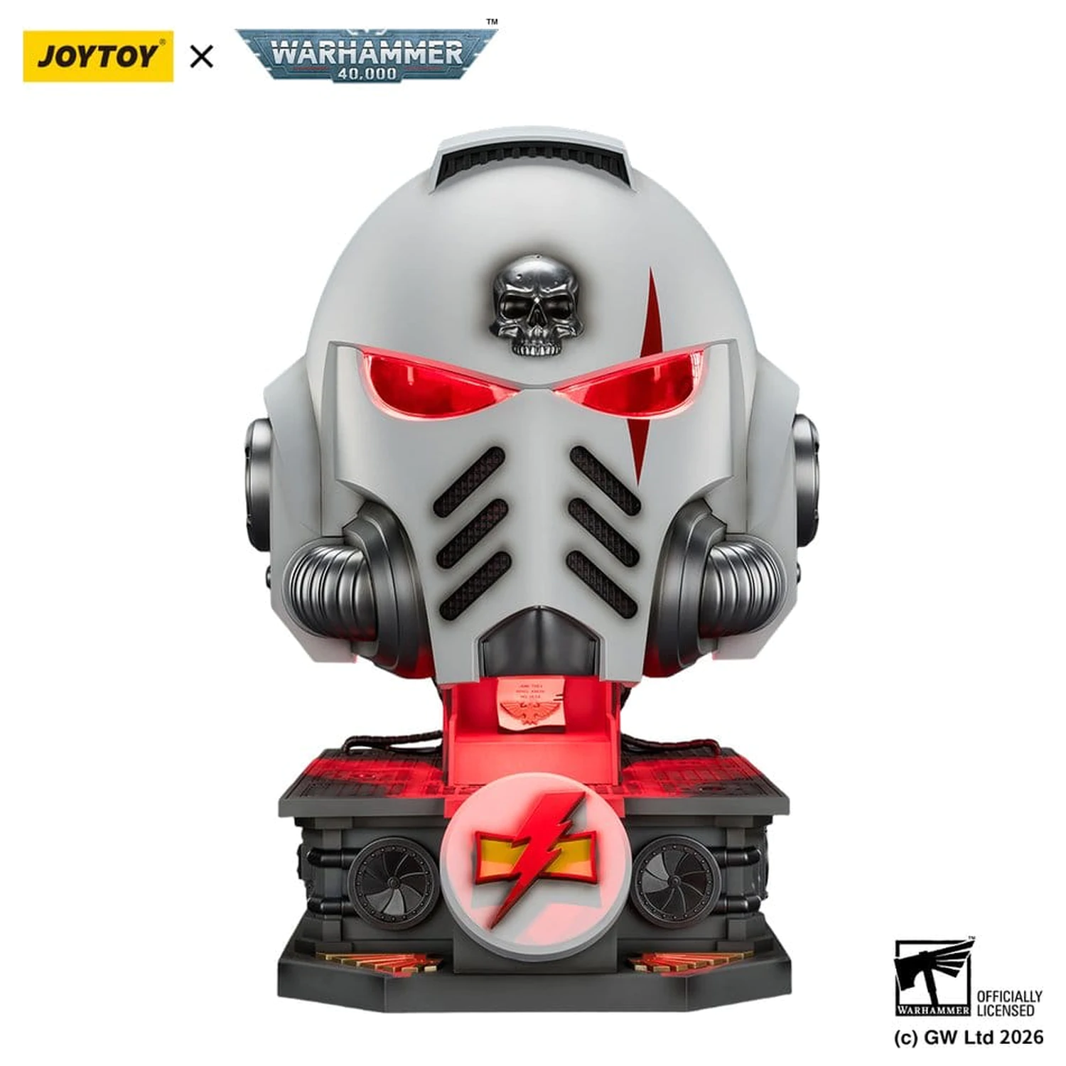 Warhammer 40,000 Helmet with Display Stand White Scars MkX 44 cm zdjęcie produktu