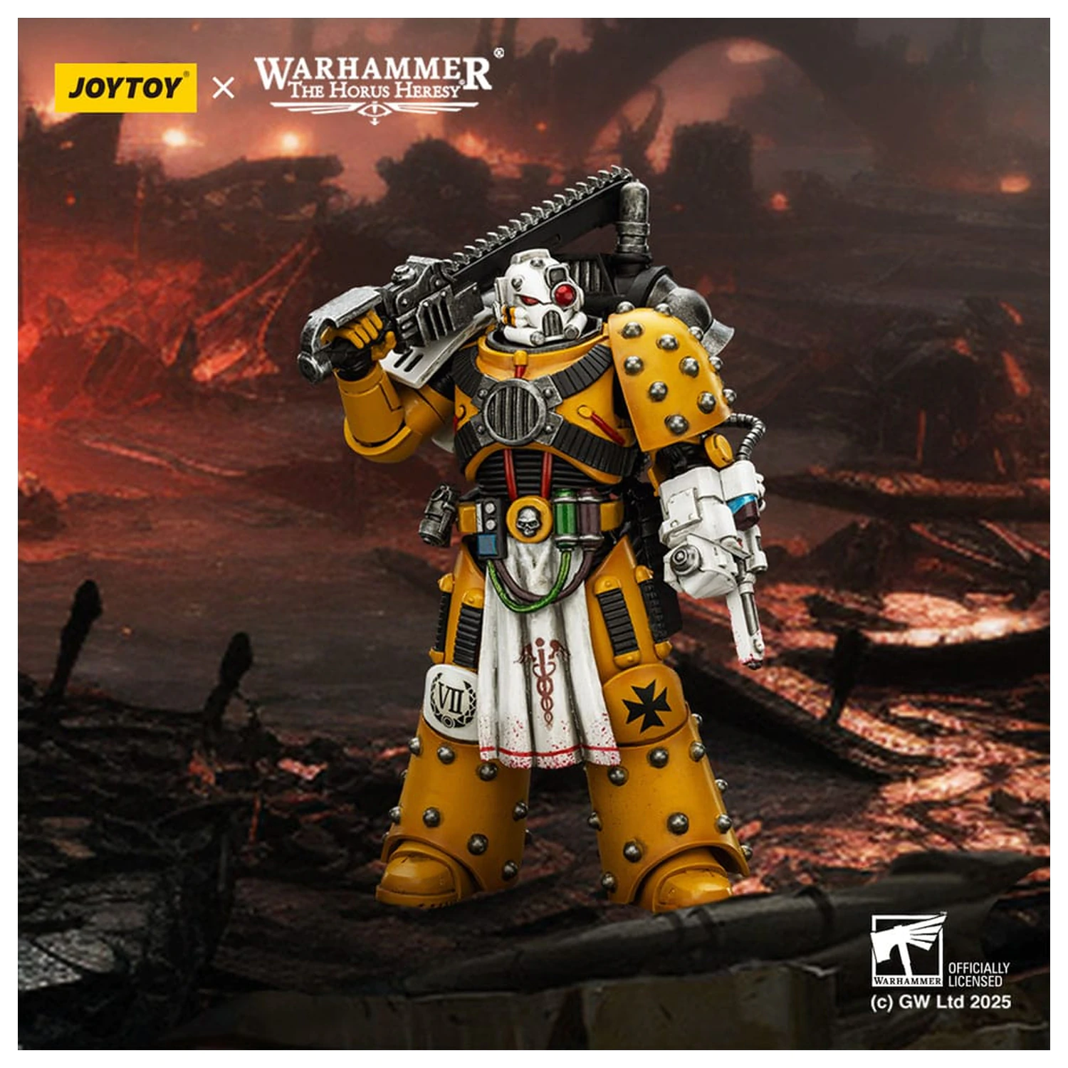 Warhammer 40,000: Imperial Fists figurka akcji Legion Apothecary 12 cm zdjęcie produktu