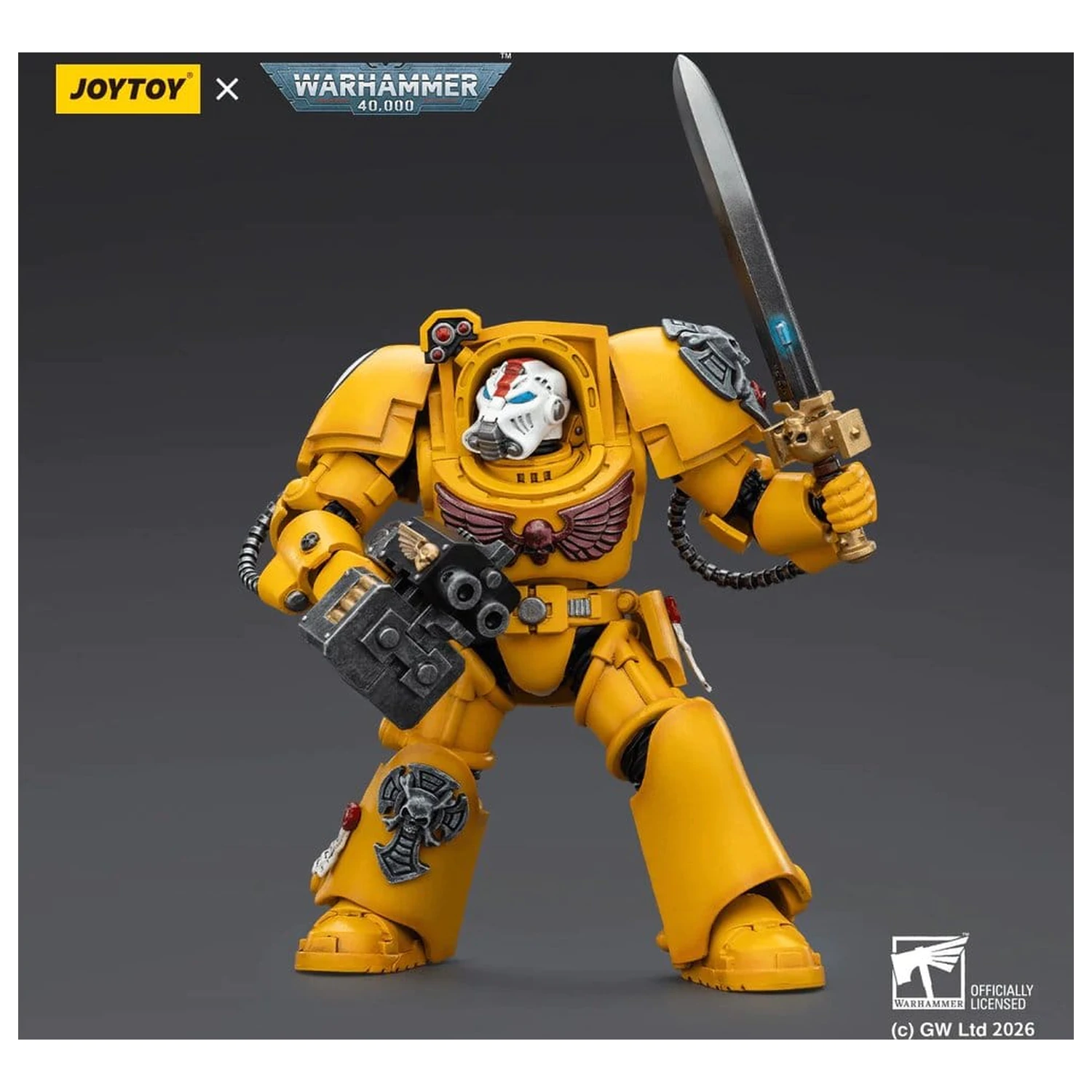 Warhammer 40,000 Action Figure Imperial Fists Terminator 1 z Power Sword i Storm Bolter 14 cm zdjęcie produktu