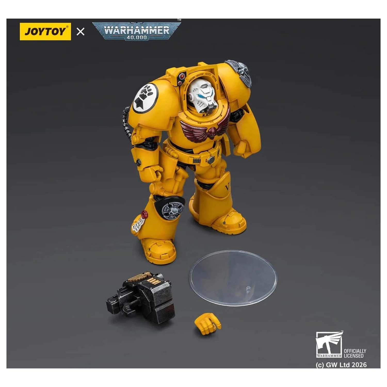 Warhammer 40,000 Figurka Akcji Imperial Fists Terminator 2 z Power Fist i Storm Bolter 14 cm zdjęcie produktu