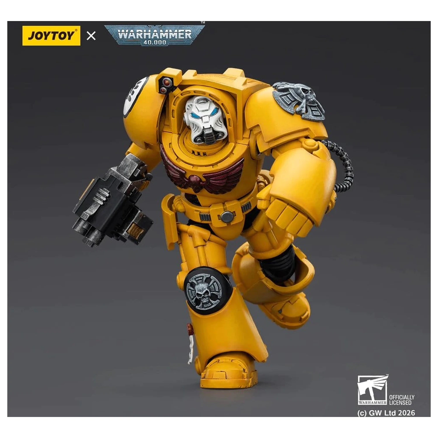 Warhammer 40,000 Figurka Akcji Imperial Fists Terminator 2 z Power Fist i Storm Bolter 14 cm zdjęcie produktu