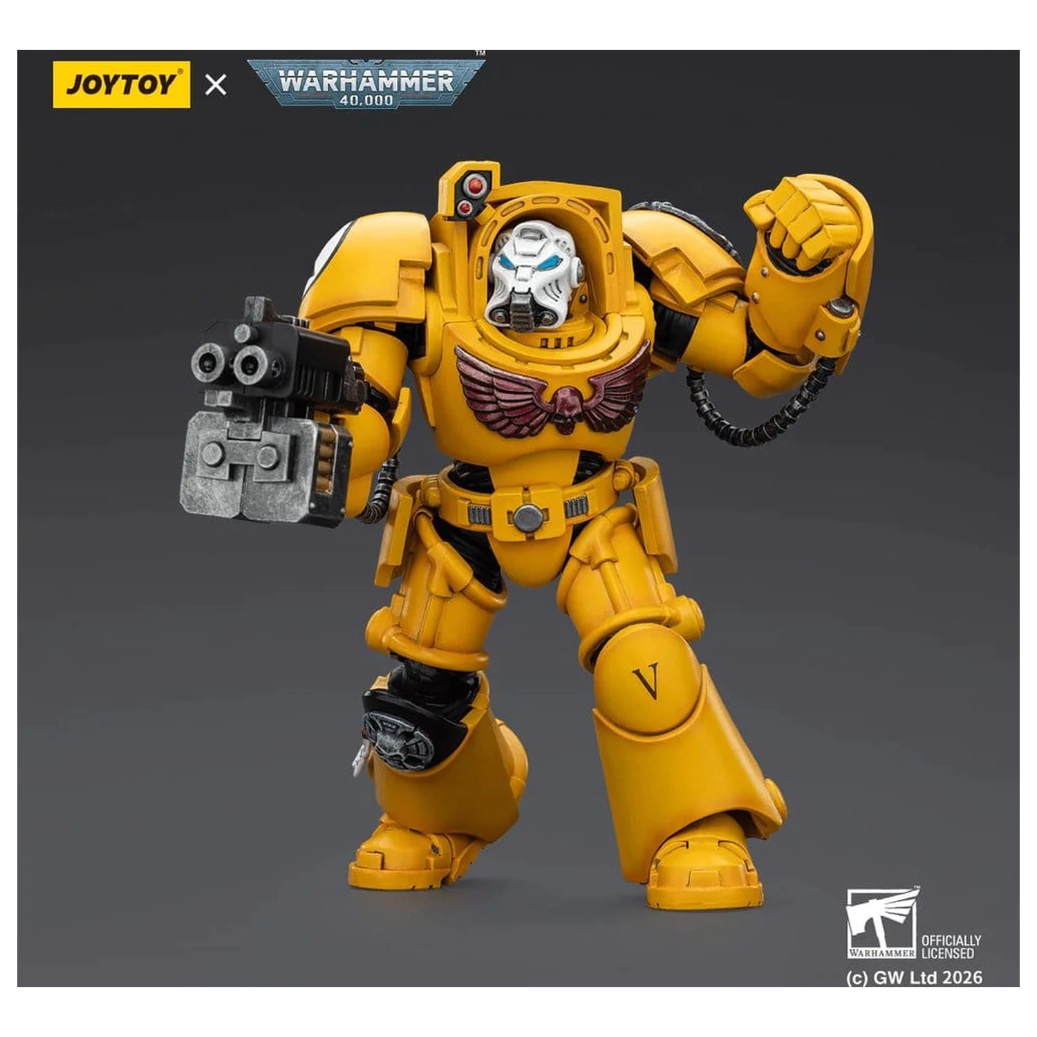Warhammer 40,000 Figurka Akcji Imperial Fists Terminator 2 z Power Fist i Storm Bolter 14 cm zdjęcie produktu