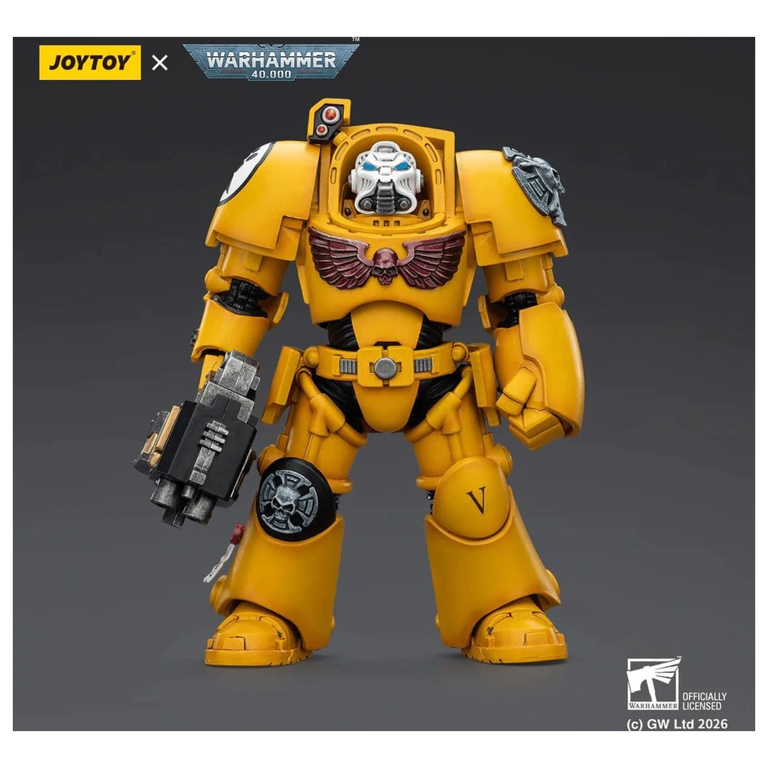 Warhammer 40,000 Figurka Akcji Imperial Fists Terminator 2 z Power Fist i Storm Bolter 14 cm zdjęcie produktu