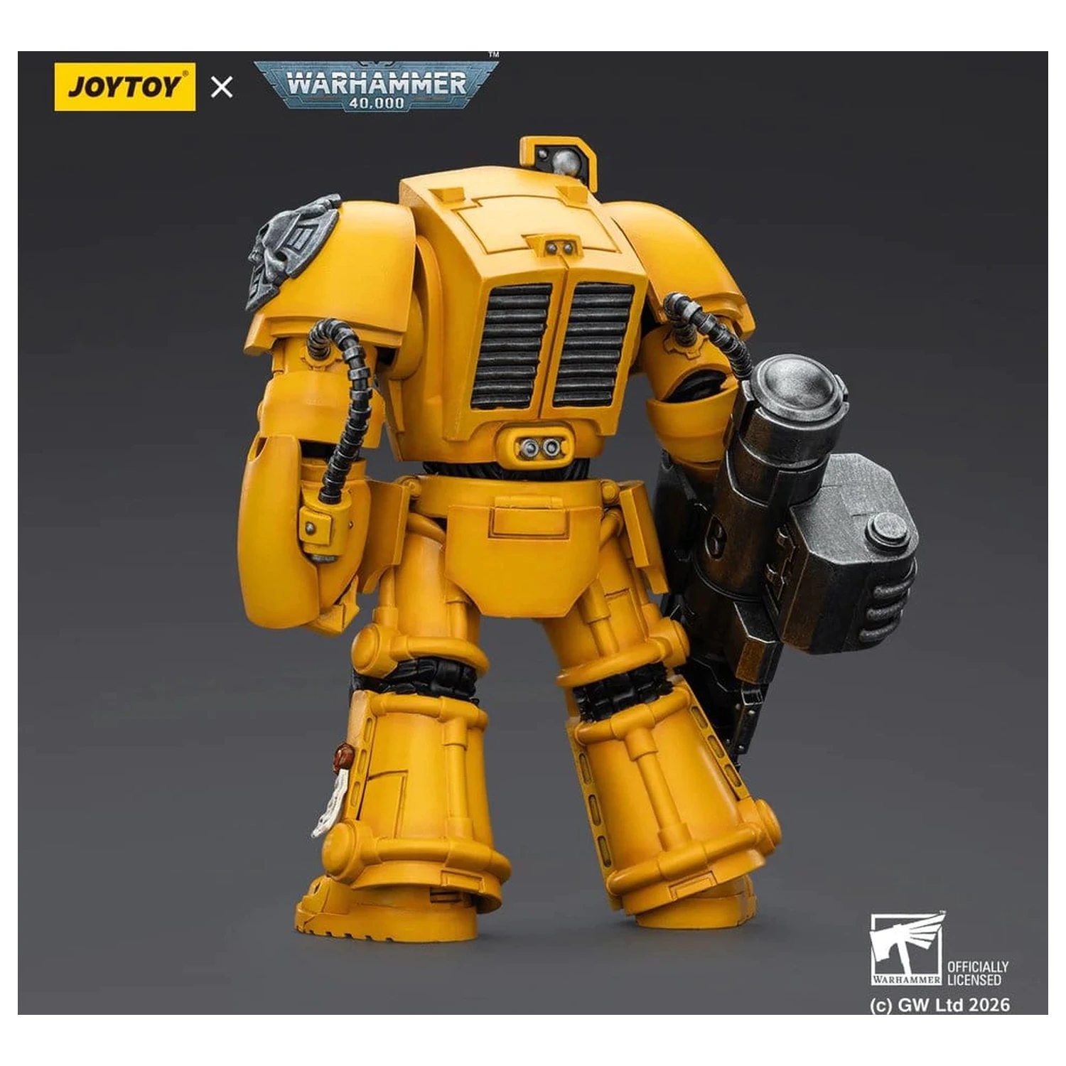 Warhammer 40,000 Figurka Akcji Imperial Fists Terminator 3 z Power Fist i Assault Cannon 14 cm zdjęcie produktu