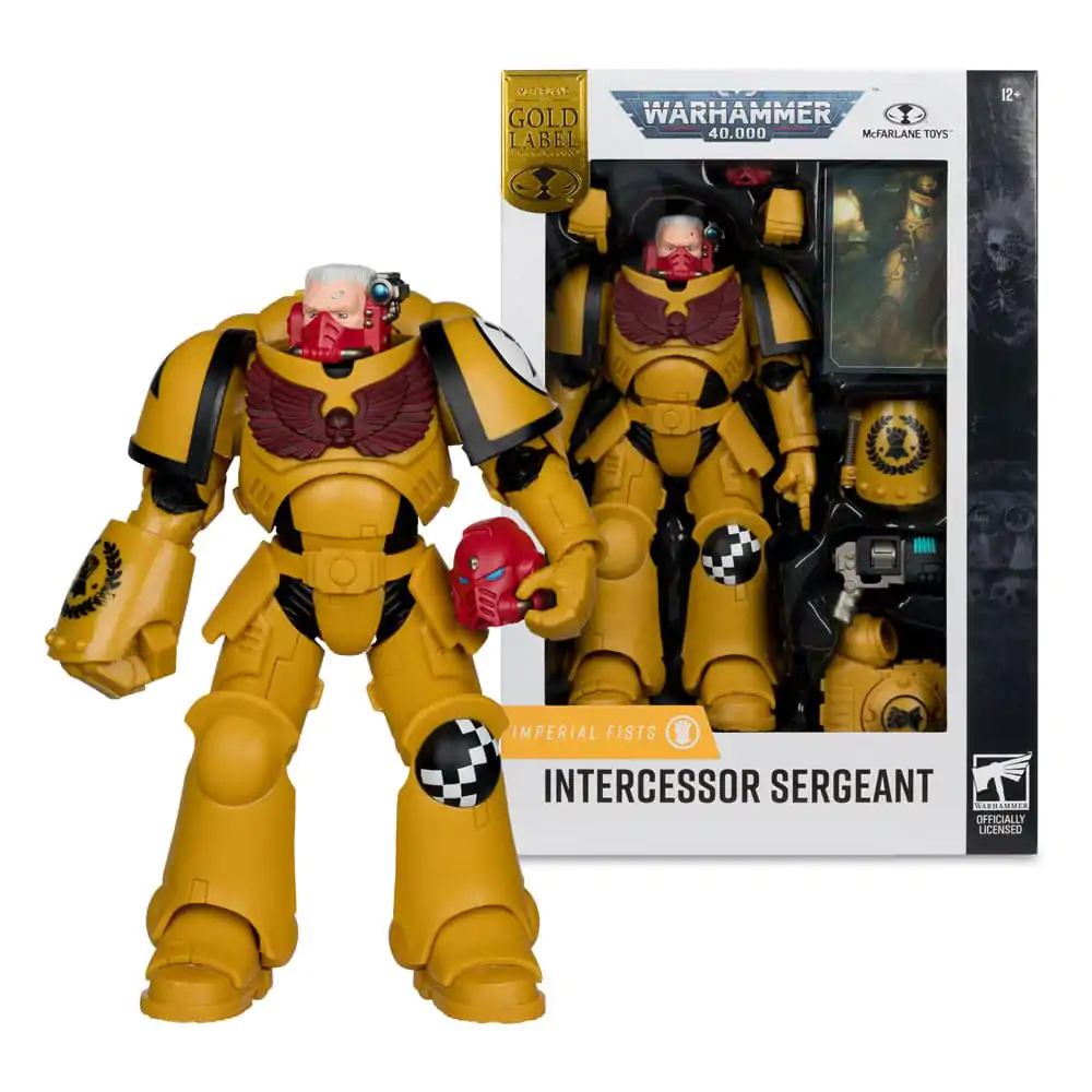 Warhammer 40,000 Figurka Akcji Intercessor Sergeant (Imperial Fist) (Gold Label) 18 cm zdjęcie produktu