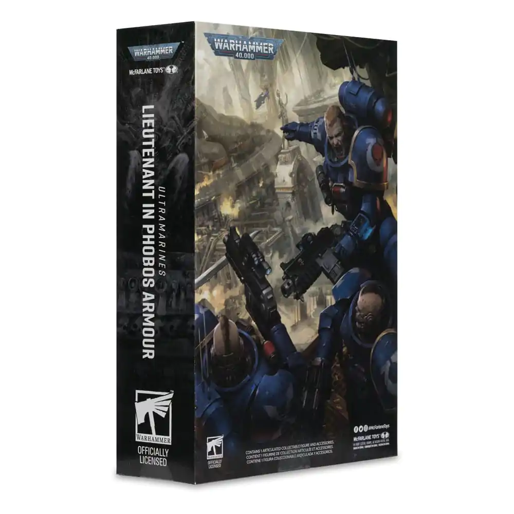 Warhammer 40,000 Figurka Akcji Porucznik w Zbroi Phobos (Ultramarines) 18 cm zdjęcie produktu