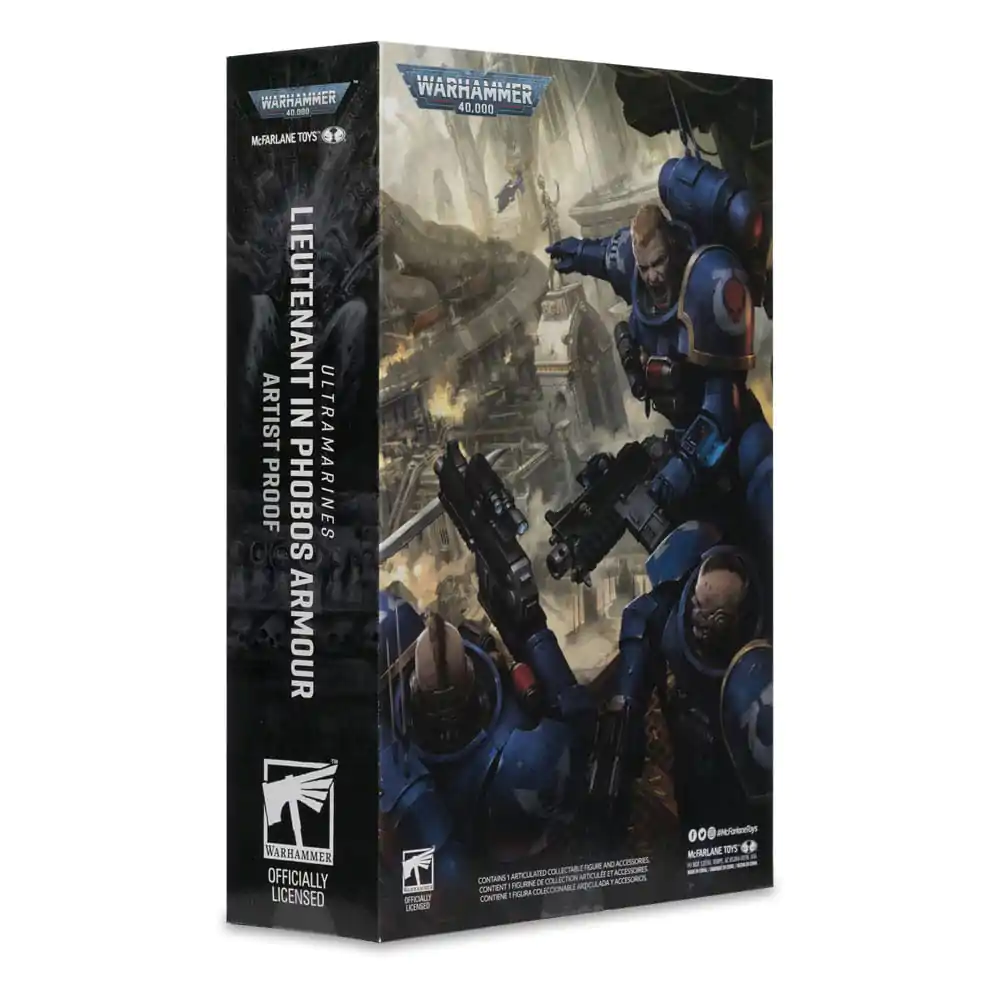 Figurka Akcji Warhammer 40,000 Porucznik w Zbroi Phobos (Ultramarines) (Artist Proof) 18 cm zdjęcie produktu