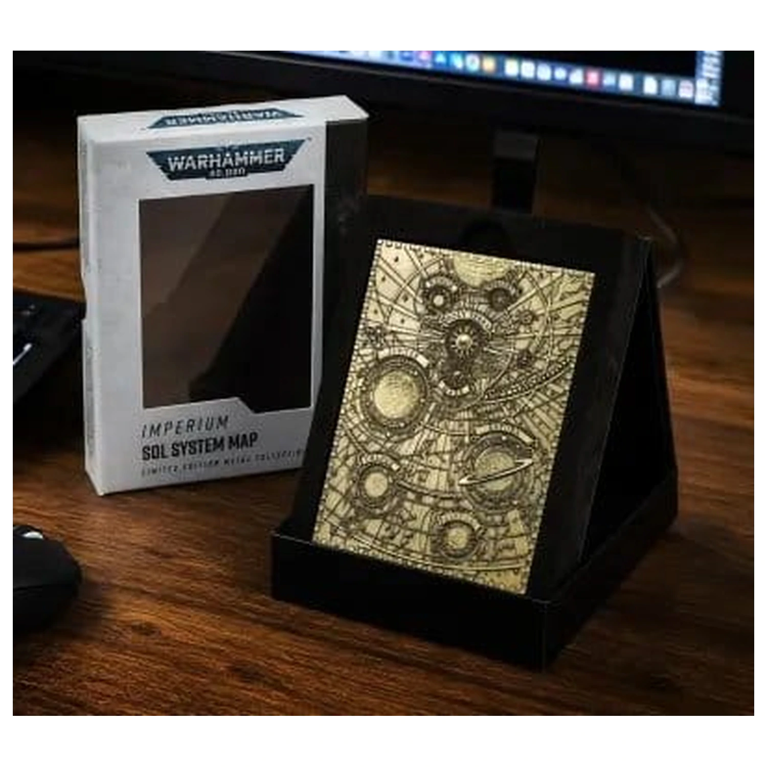 Warhammer 40,000 Metalowa mapa Układ Słoneczny zdjęcie produktu