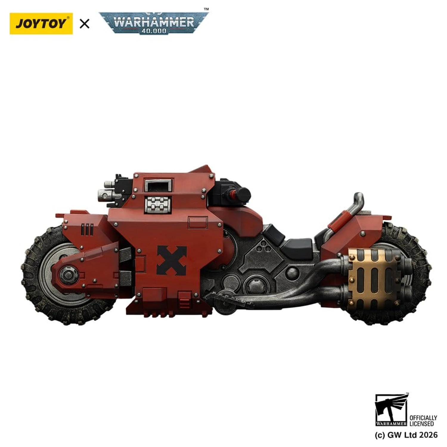 Warhammer 40,000 Raider-pattern Combat Bike Blood Angels z podwójnymi bolt rifles 22 cm zdjęcie produktu