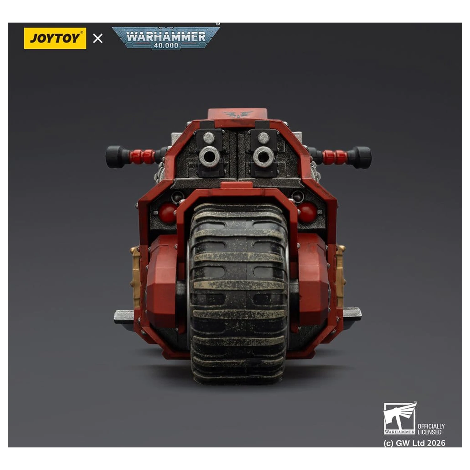 Warhammer 40,000 Raider-pattern Combat Bike Blood Angels z podwójnymi bolt rifles 22 cm zdjęcie produktu
