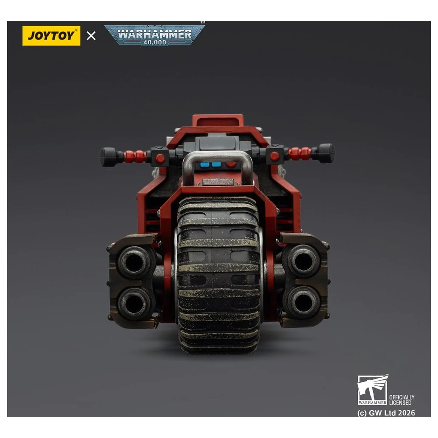 Warhammer 40,000 Raider-pattern Combat Bike Blood Angels z podwójnymi bolt rifles 22 cm zdjęcie produktu