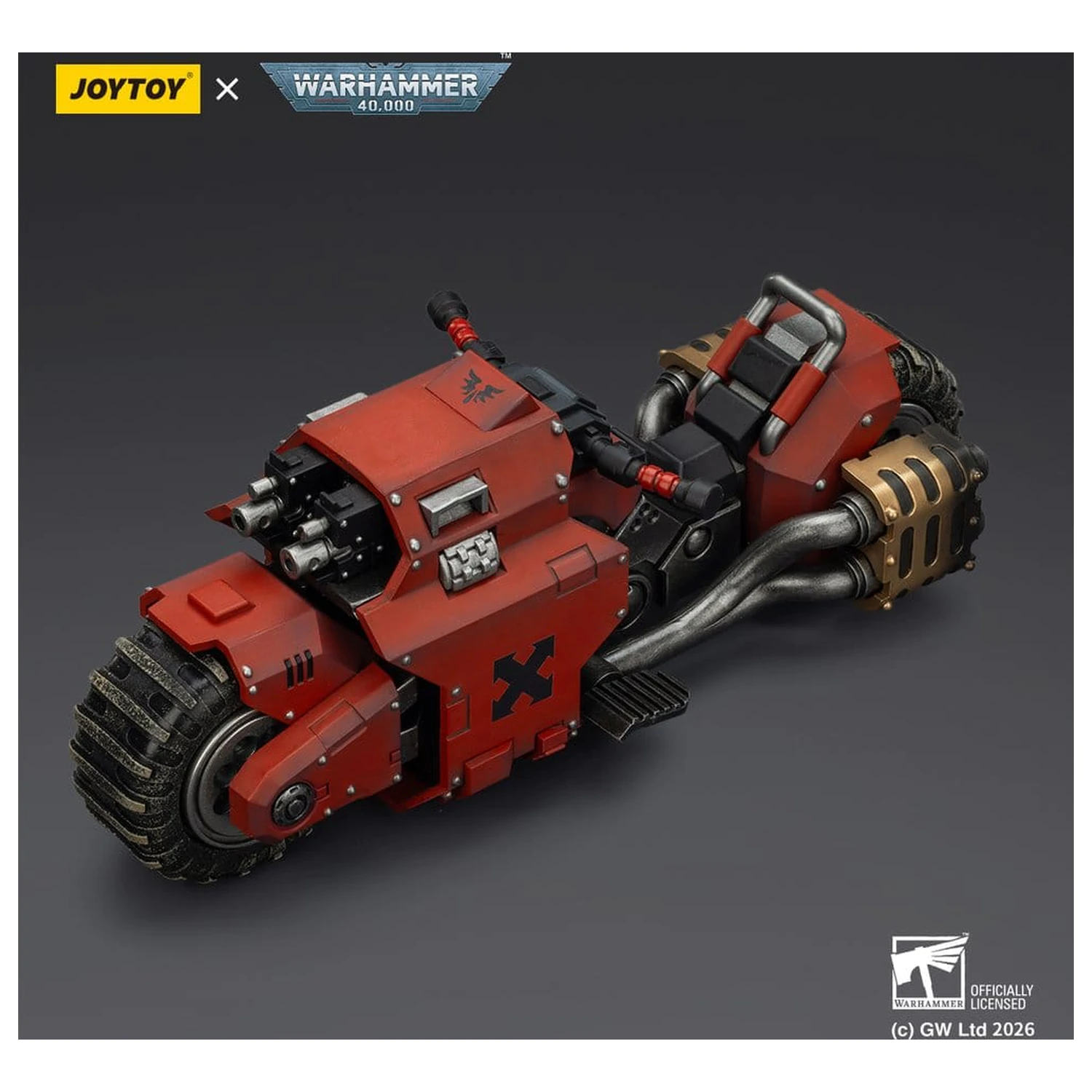 Warhammer 40,000 Raider-pattern Combat Bike Blood Angels z podwójnymi bolt rifles 22 cm zdjęcie produktu