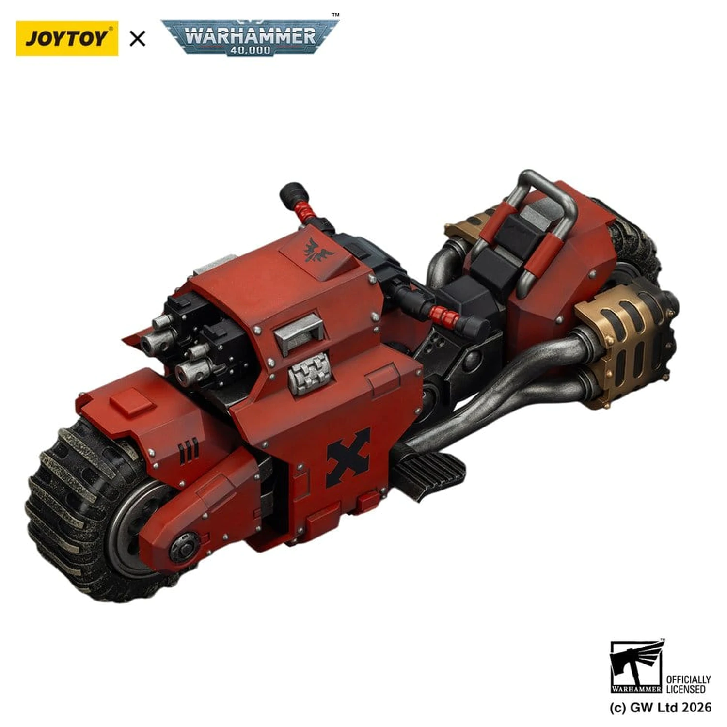 Warhammer 40,000 Raider-pattern Combat Bike Blood Angels z podwójnymi bolt rifles 22 cm zdjęcie produktu