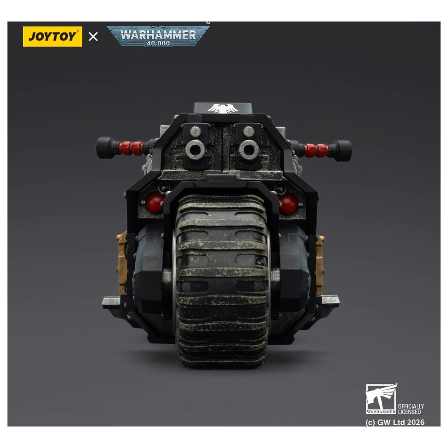 Warhammer 40,000 Raider-pattern Combat Bike Raven Guard z podwójnymi karabinami boltowymi 22 cm zdjęcie produktu