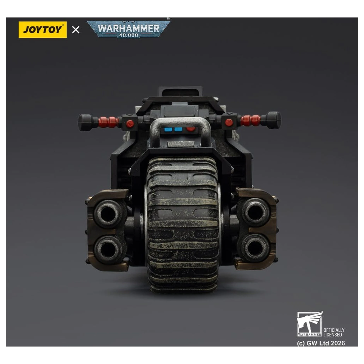 Warhammer 40,000 Raider-pattern Combat Bike Raven Guard z podwójnymi karabinami boltowymi 22 cm zdjęcie produktu
