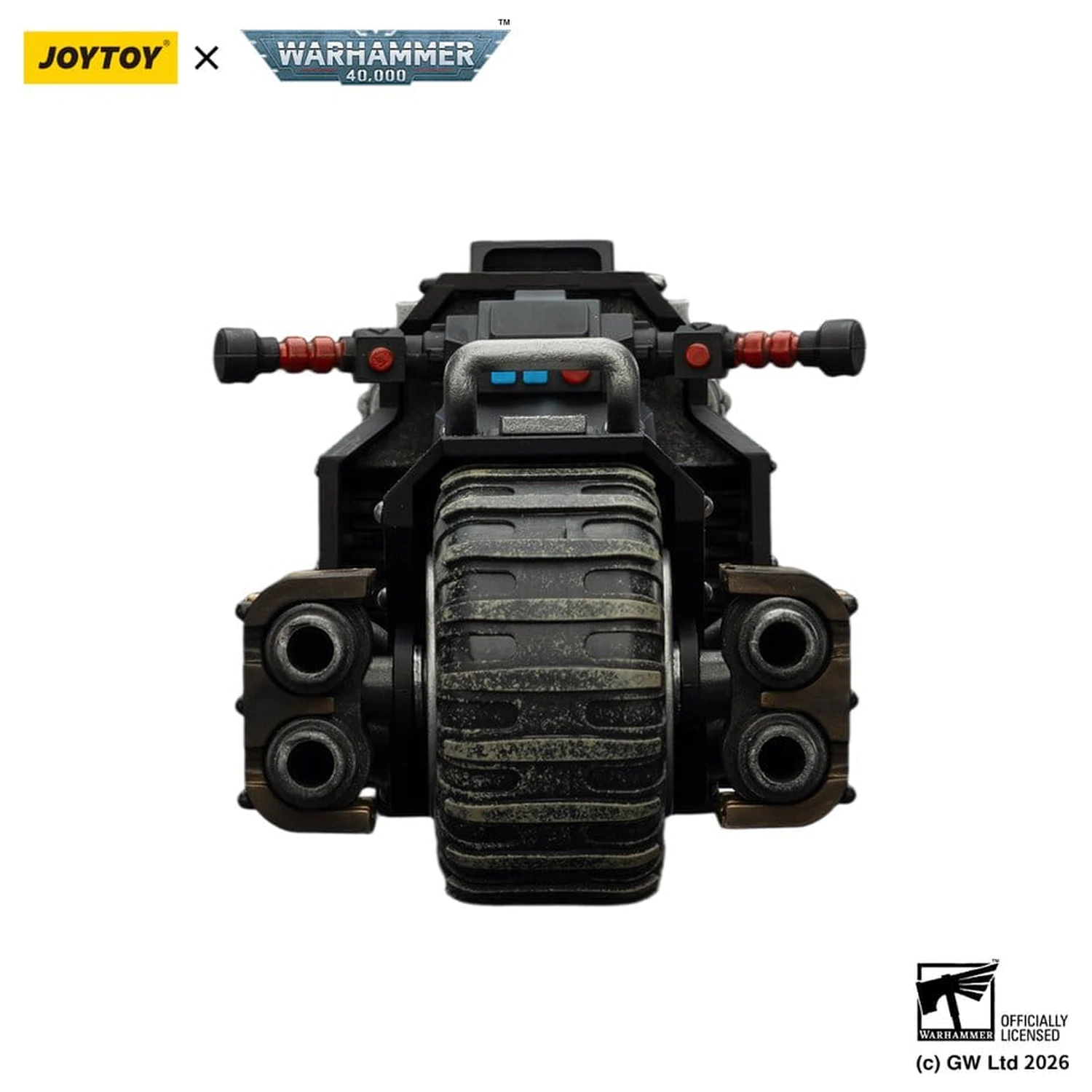 Warhammer 40,000 Raider-pattern Combat Bike Raven Guard z podwójnymi karabinami boltowymi 22 cm zdjęcie produktu