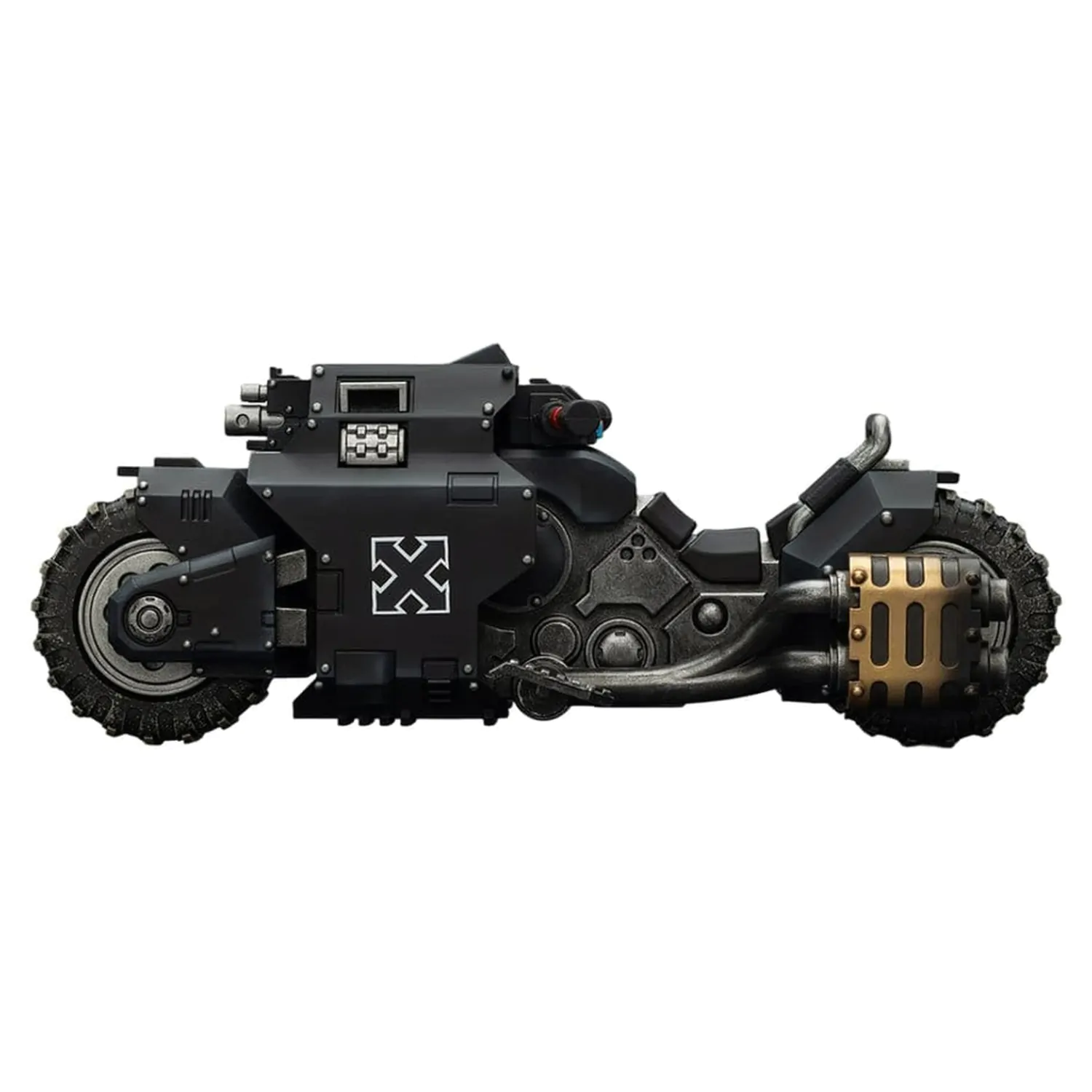 Warhammer 40,000 Raider-pattern Combat Bike Raven Guard z podwójnymi karabinami boltowymi 22 cm zdjęcie produktu