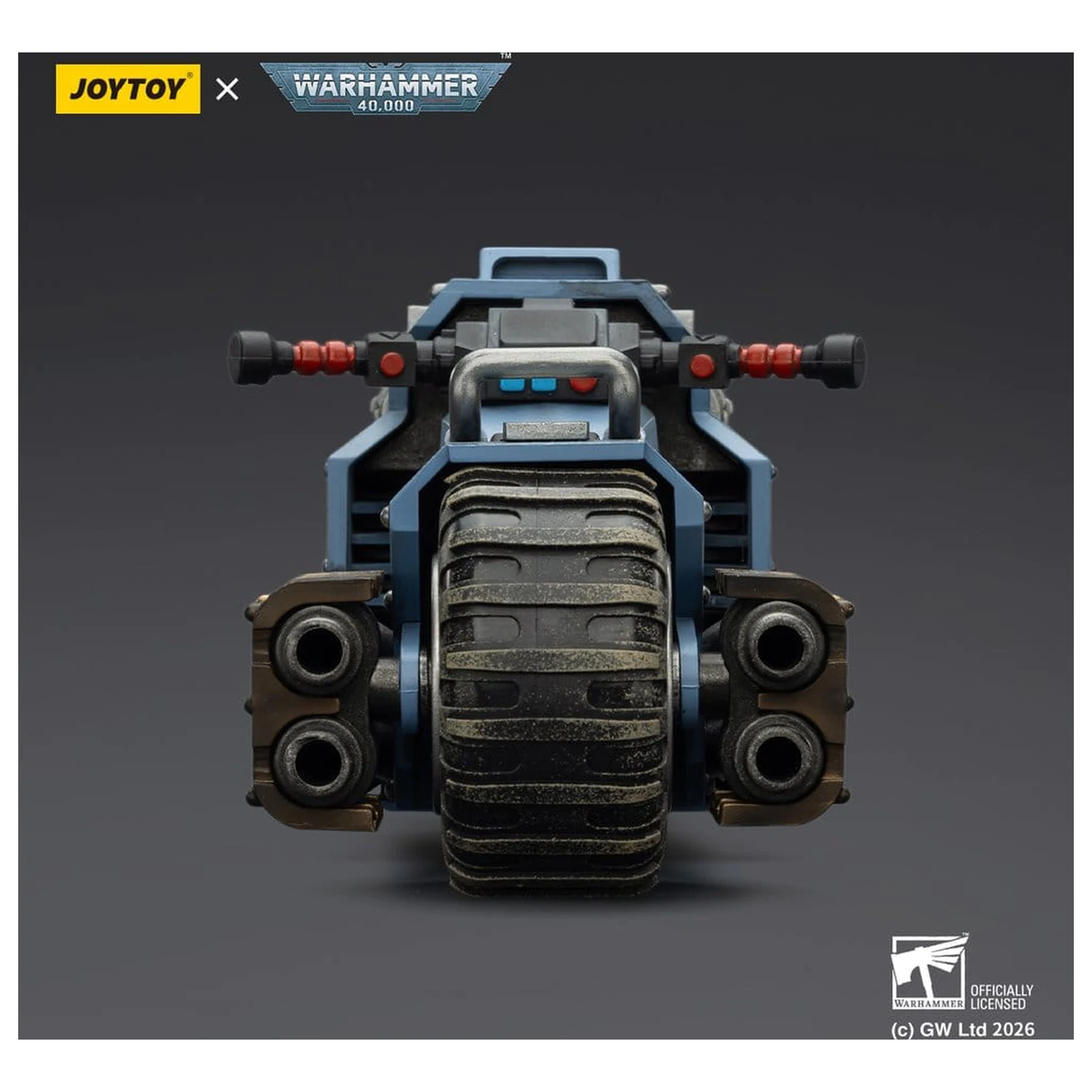 Warhammer 40,000 Raider-pattern Combat Bike Space Wolves z podwójnymi karabinami bolter 22 cm zdjęcie produktu