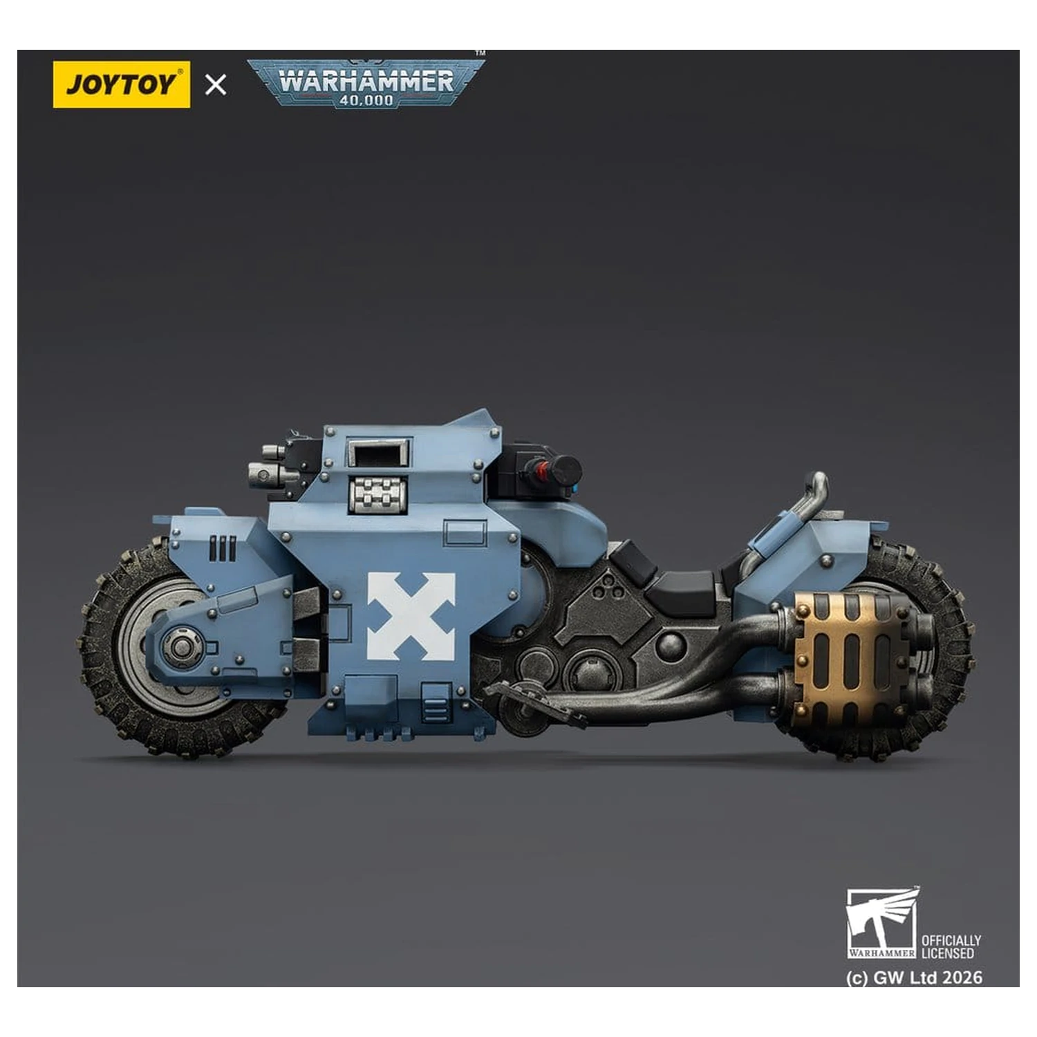 Warhammer 40,000 Raider-pattern Combat Bike Space Wolves z podwójnymi karabinami bolter 22 cm zdjęcie produktu