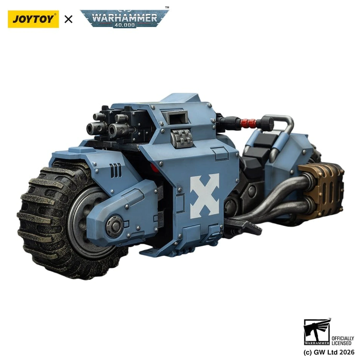 Warhammer 40,000 Raider-pattern Combat Bike Space Wolves z podwójnymi karabinami bolter 22 cm zdjęcie produktu